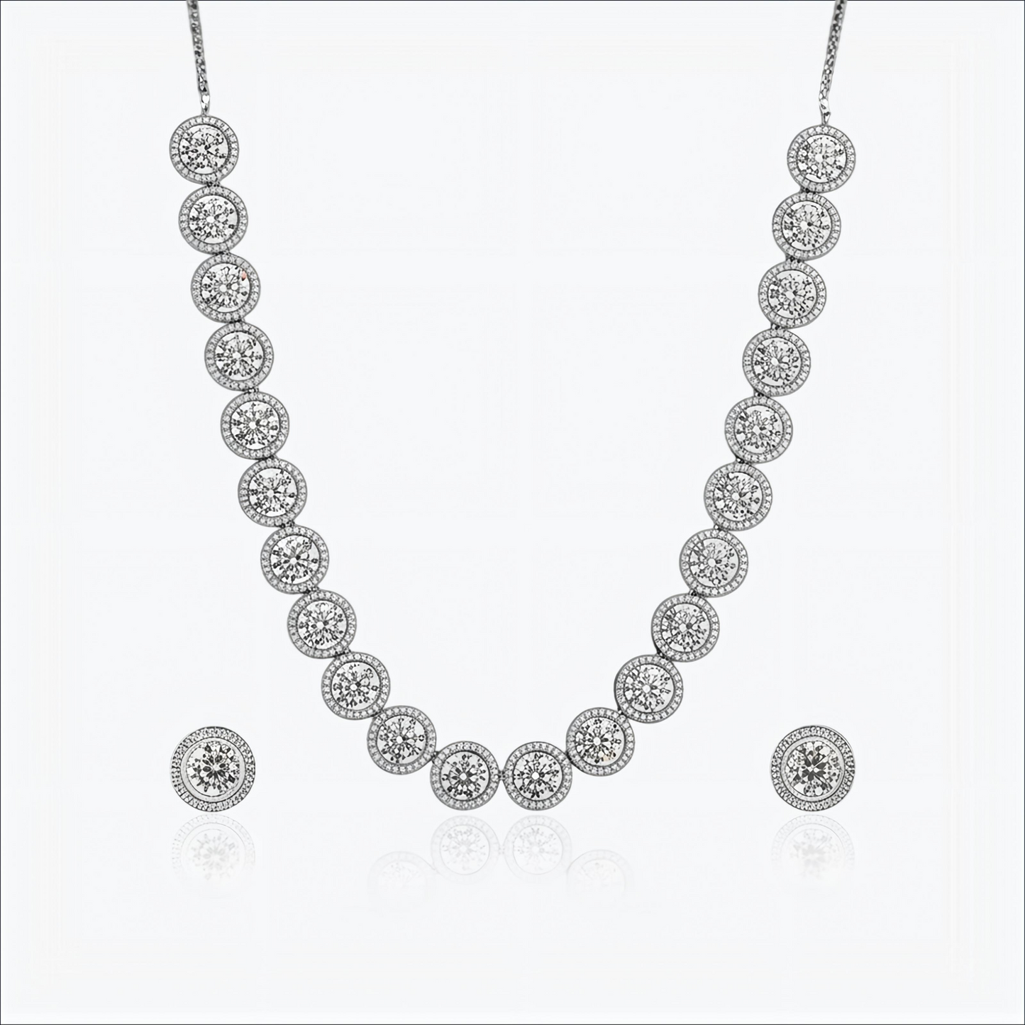 solvella necklace – sterling silver in radiant harmony