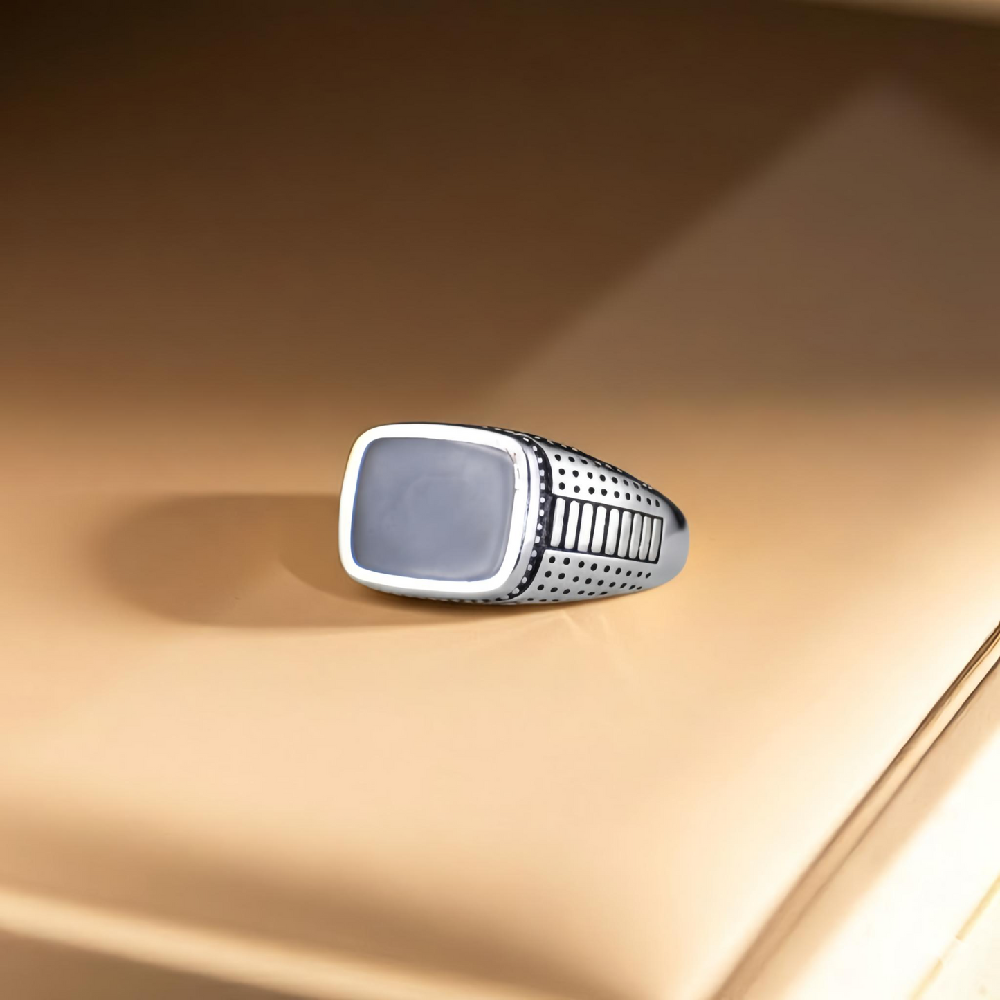 boldmark ring – sterling silver