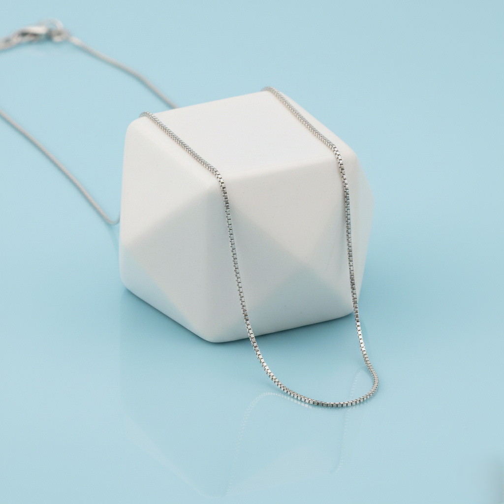 flowmirror trace chain in sterling silver