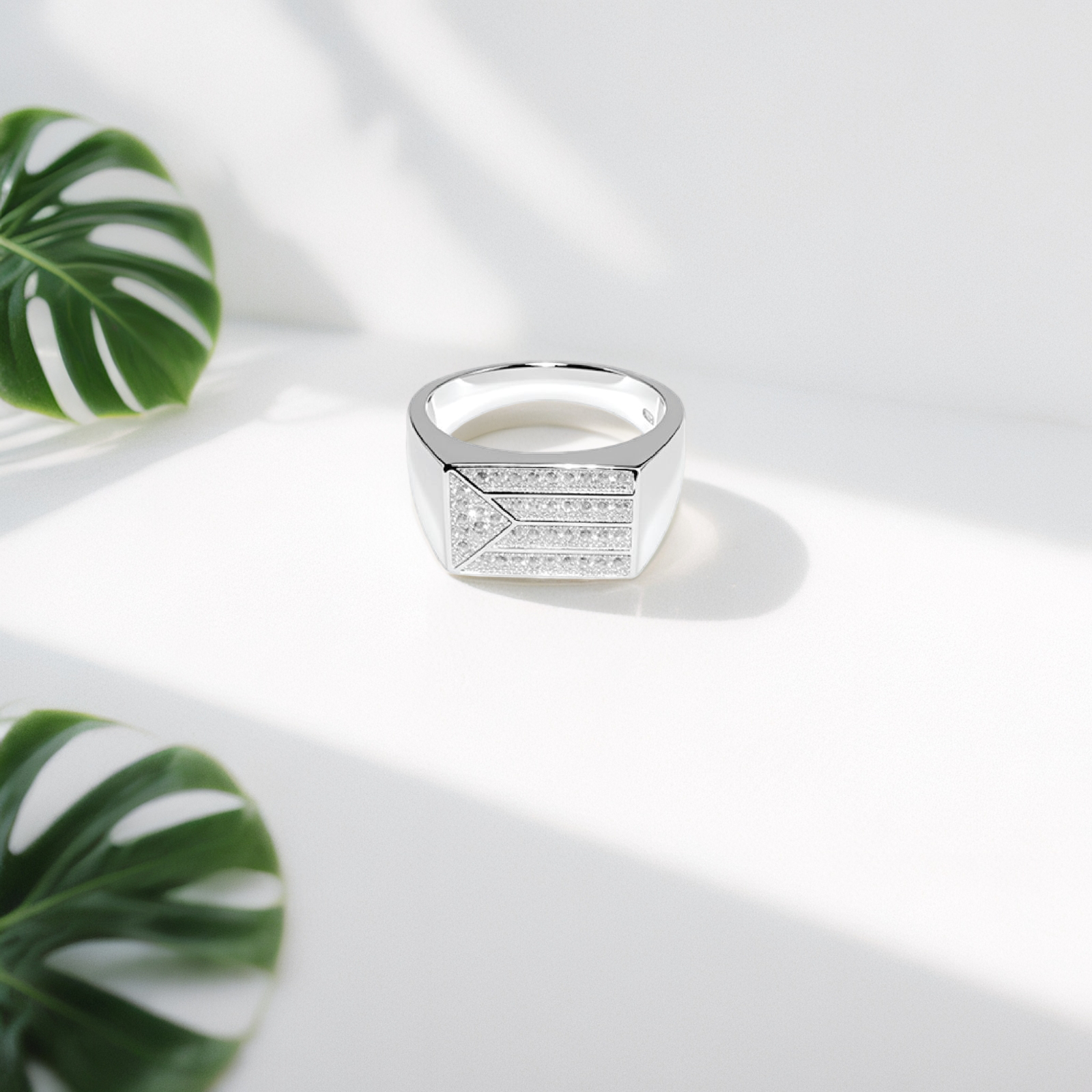 Sterling silver Vetrax Men`s Ring