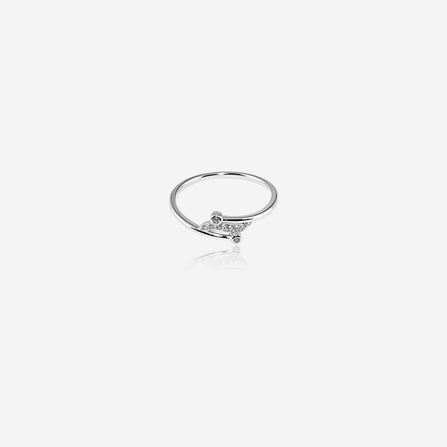 pathline gleam ring in sterling silver