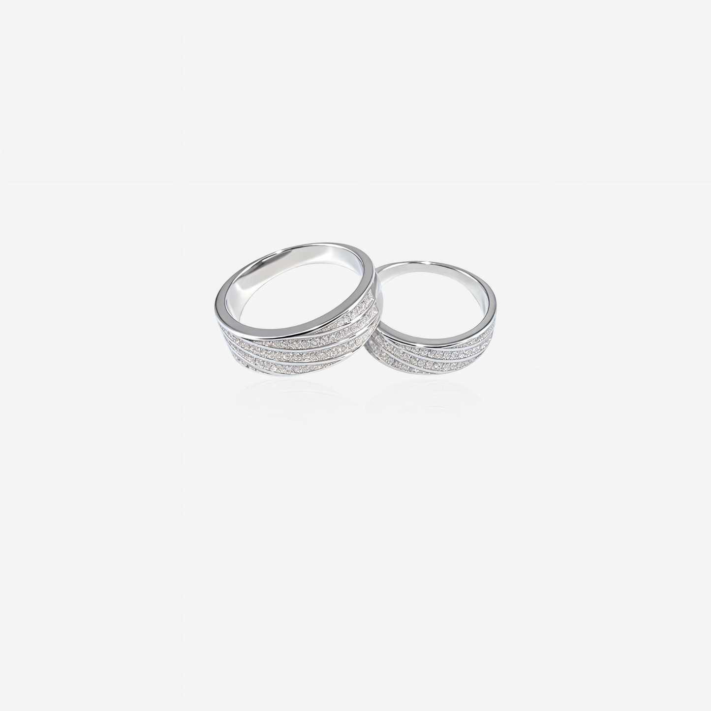 varnyx couple ring – sterling silver elegance