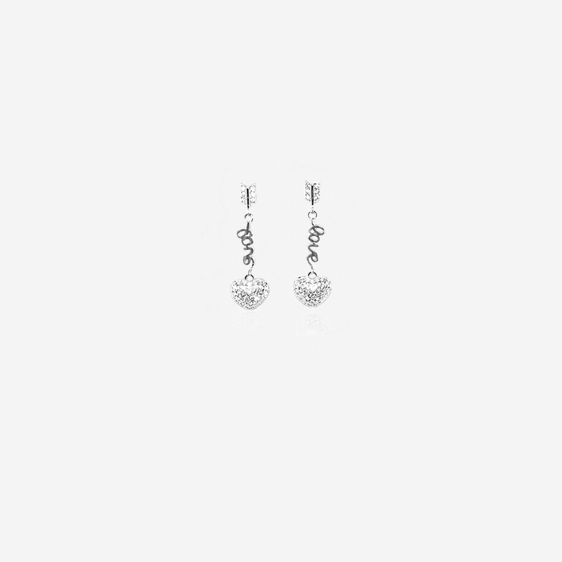 Loveline Gleam Earring – Sterling Silver Romance
