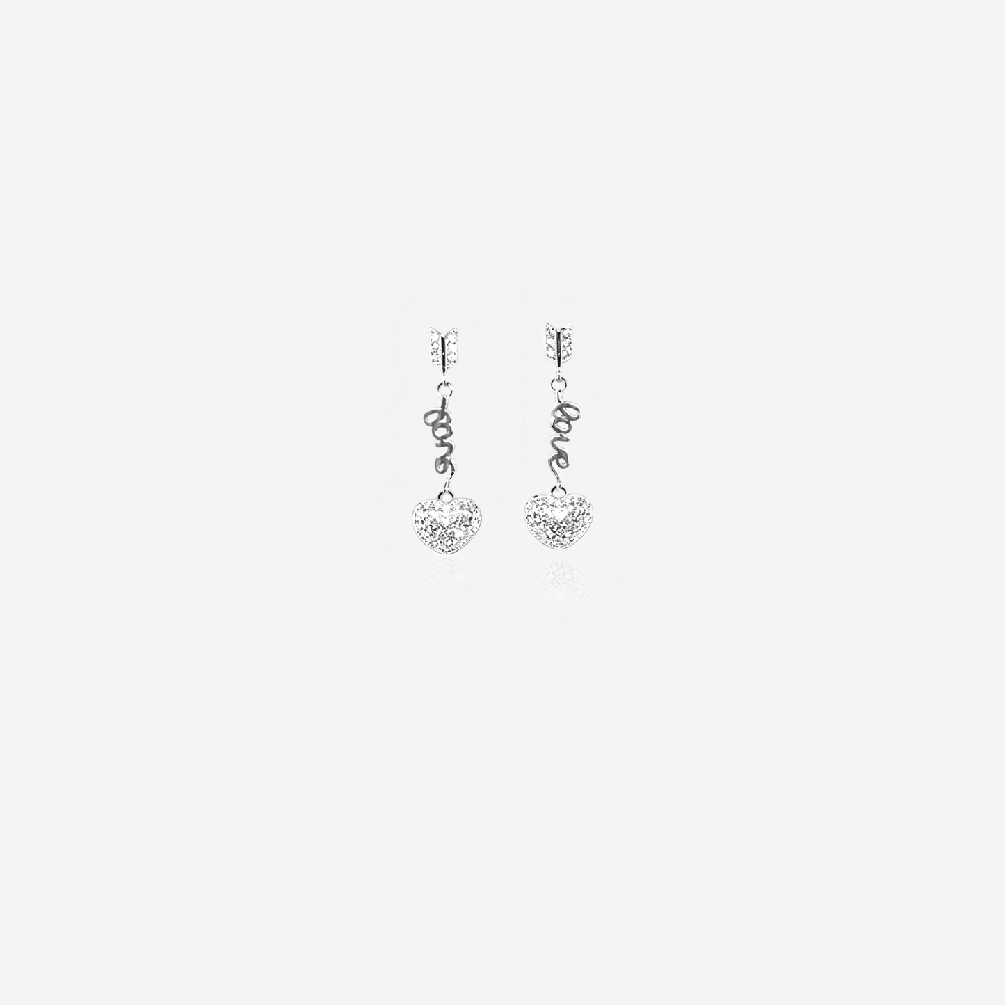 loveline gleam earring – sterling silver romance