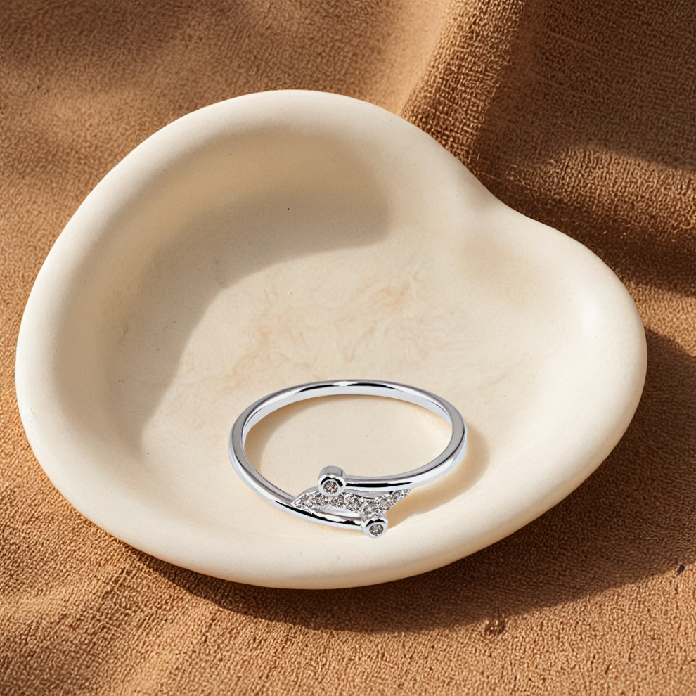 pathline gleam ring in sterling silver