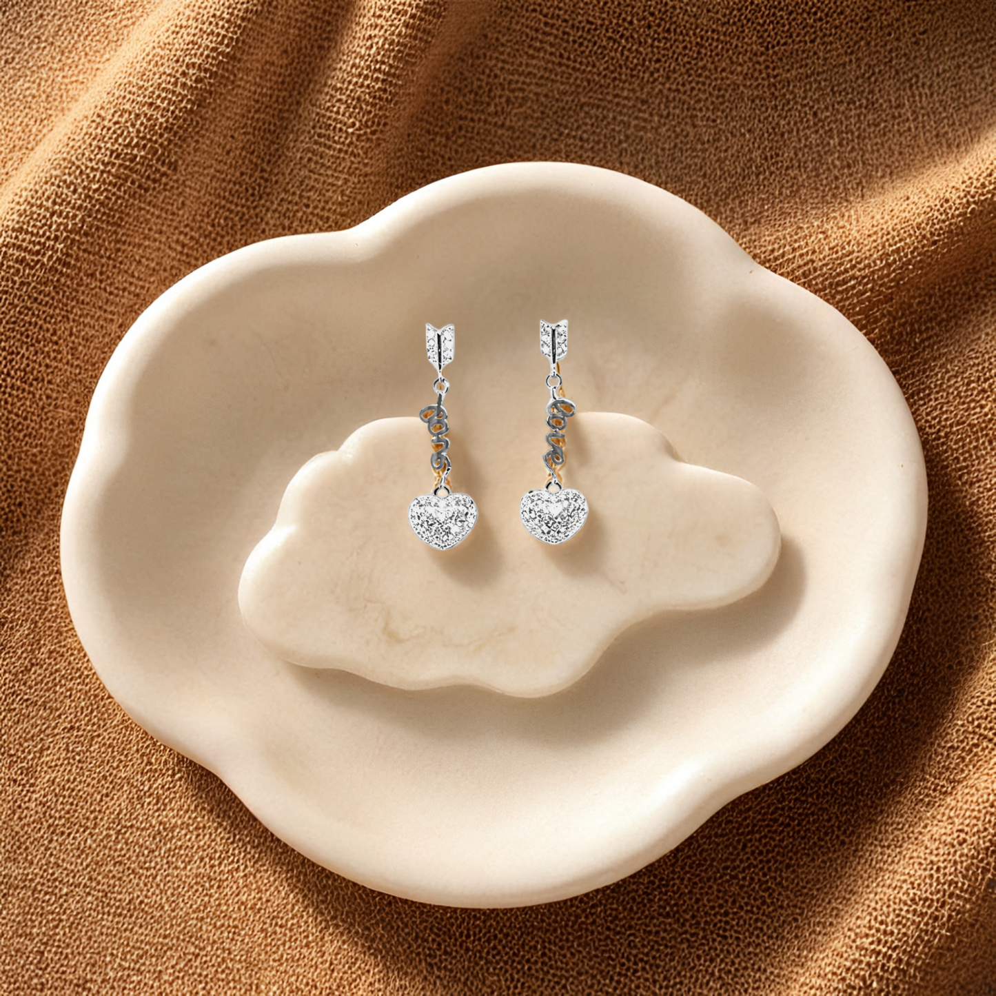 loveline gleam earring – sterling silver romance