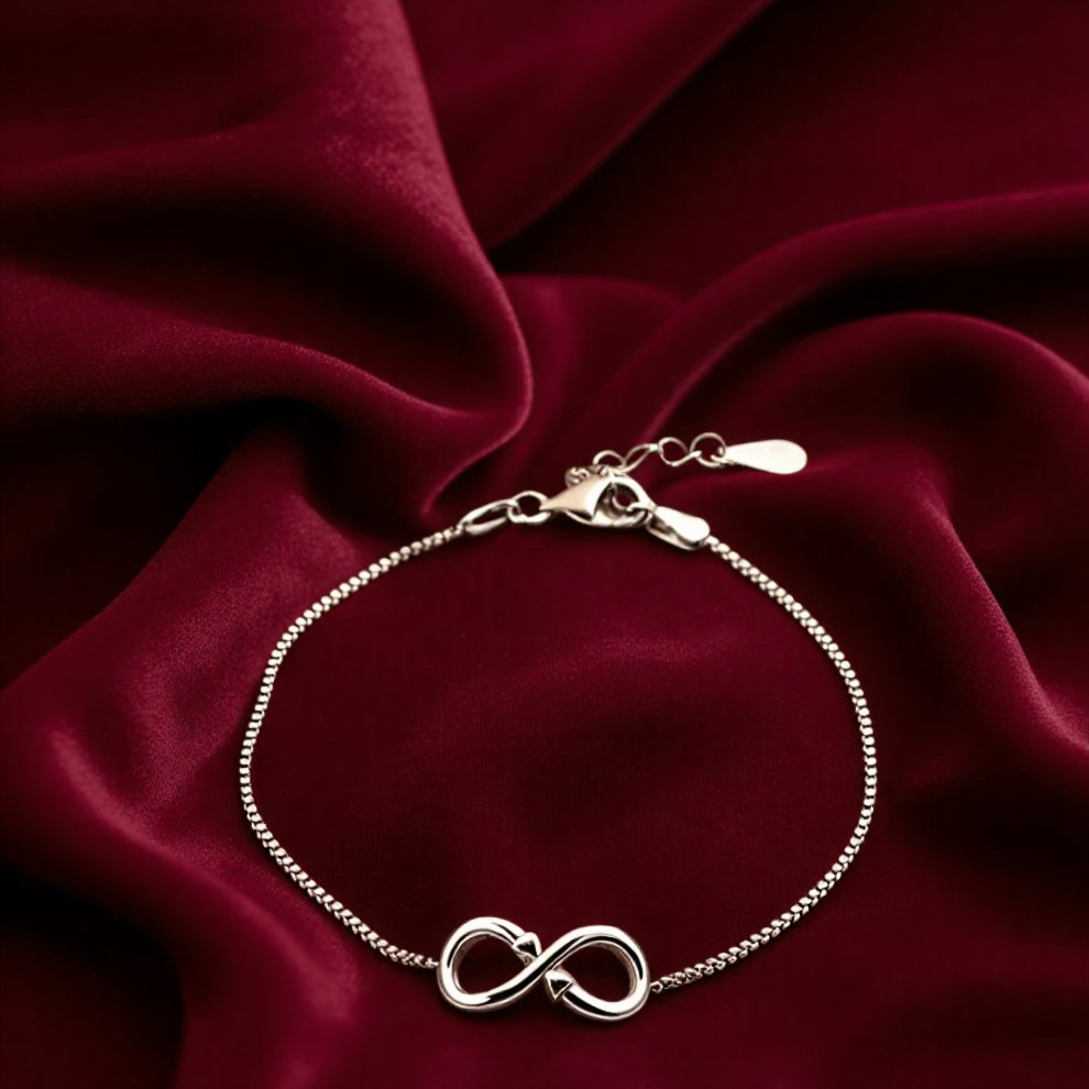 silver grace infinity bracelet