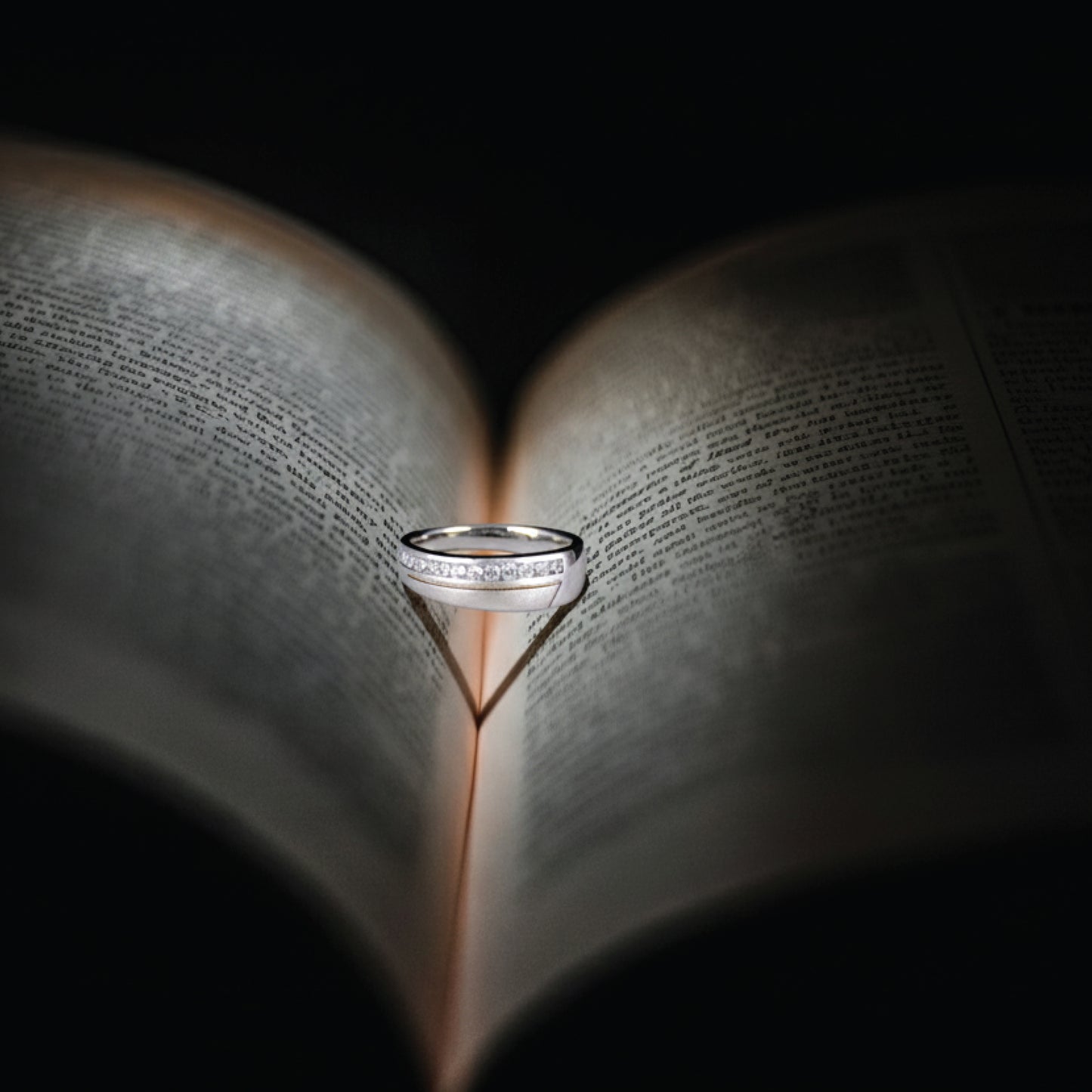 slatecut ring – bold matte sterling silver