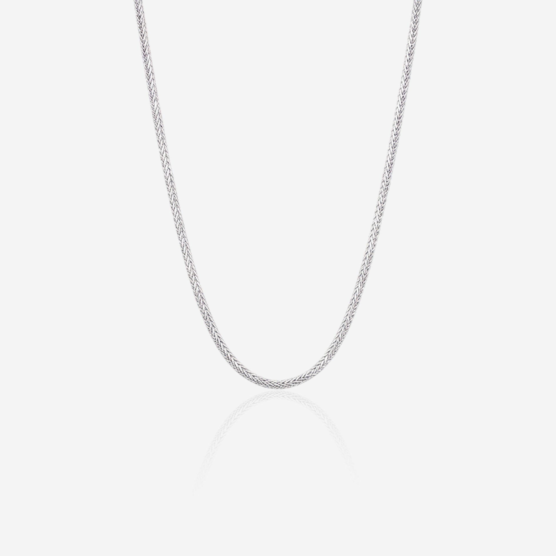 Strandform Chain – Sterling Silver Textured Motion