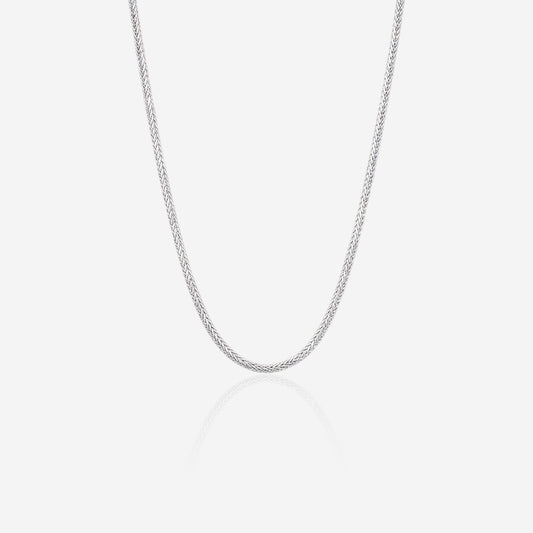 Strandform Chain – Sterling Silver Textured Motion