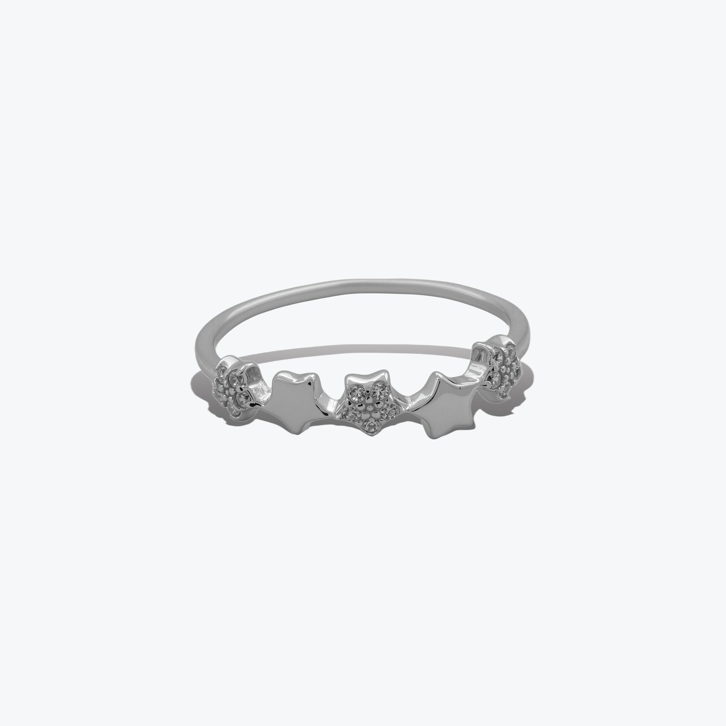 celestial ring– sterling silver with radiance
