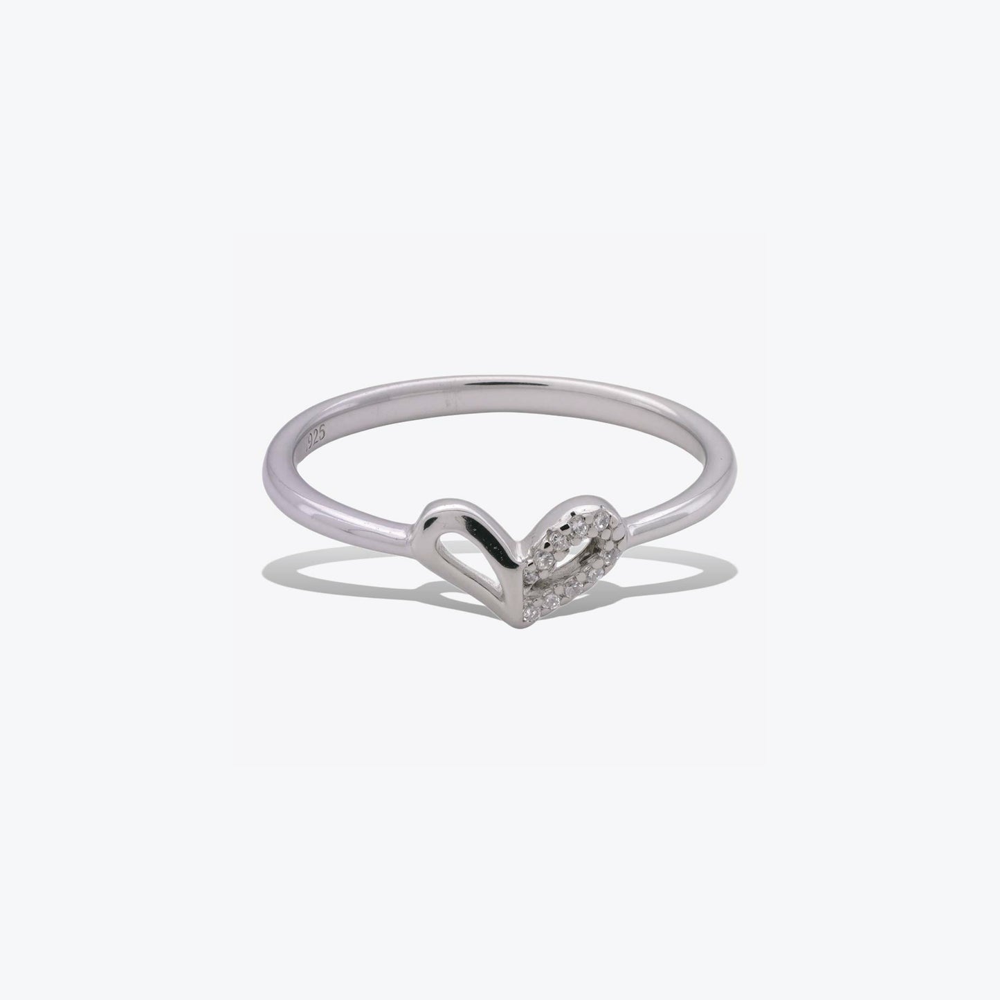 sterling silver heart ring – a timeless symbol of love