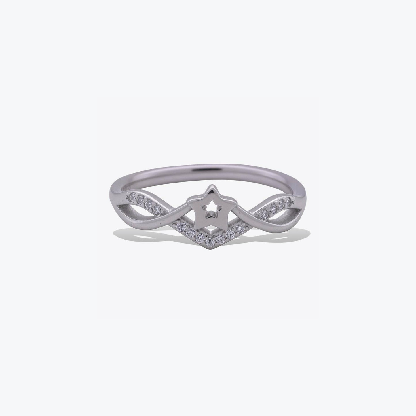 celestial star ring – a sterling silver touch of elegance