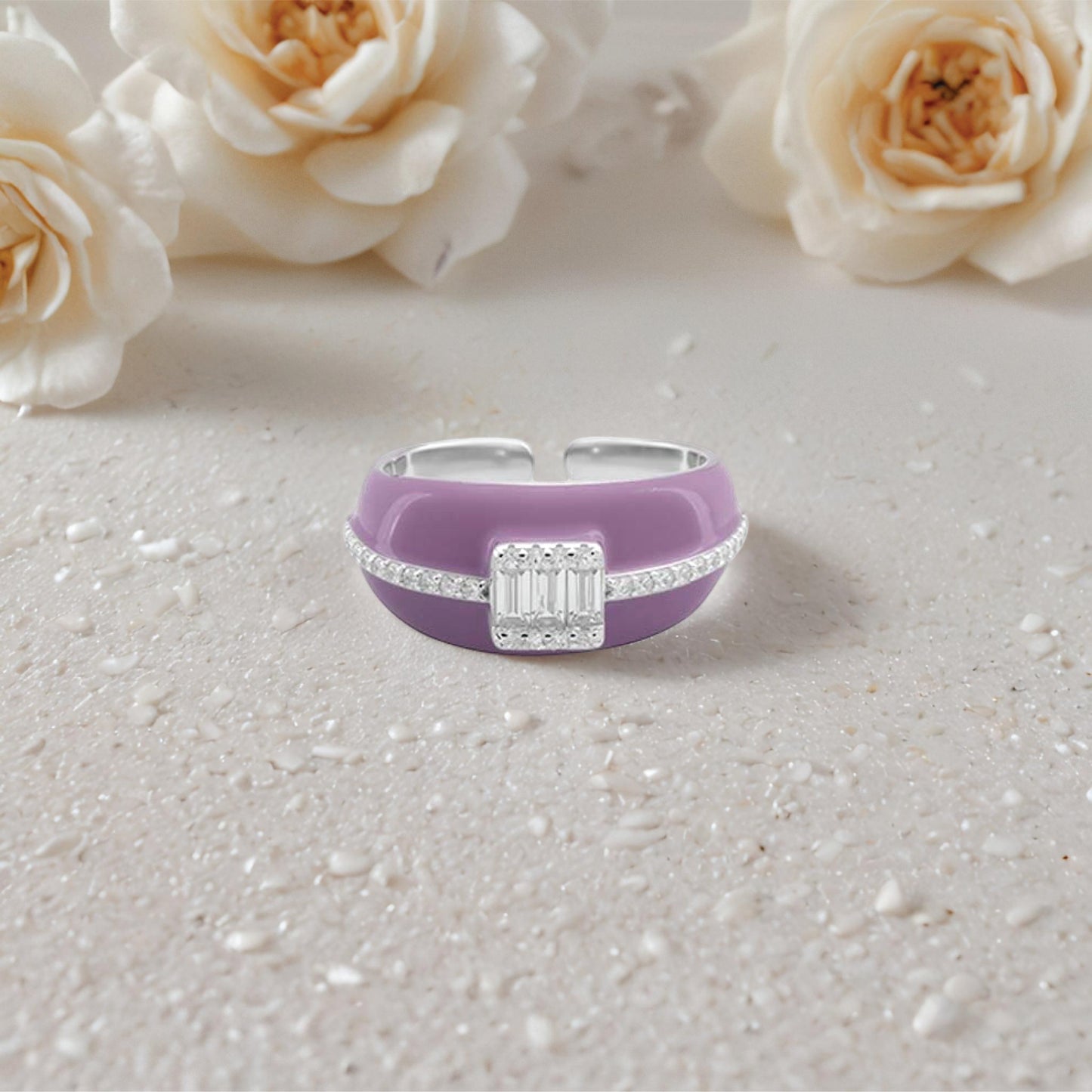 celestia ring– sterling silver in serene