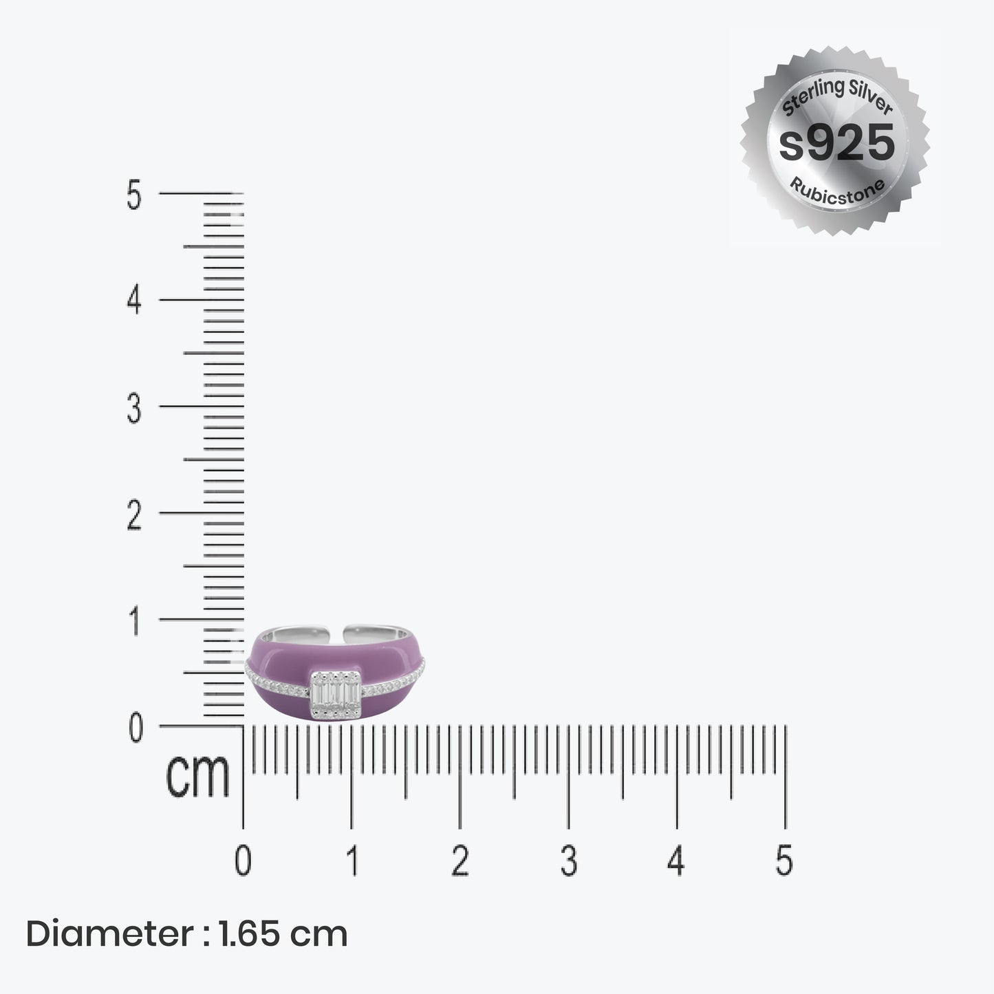 celestia ring– sterling silver in serene