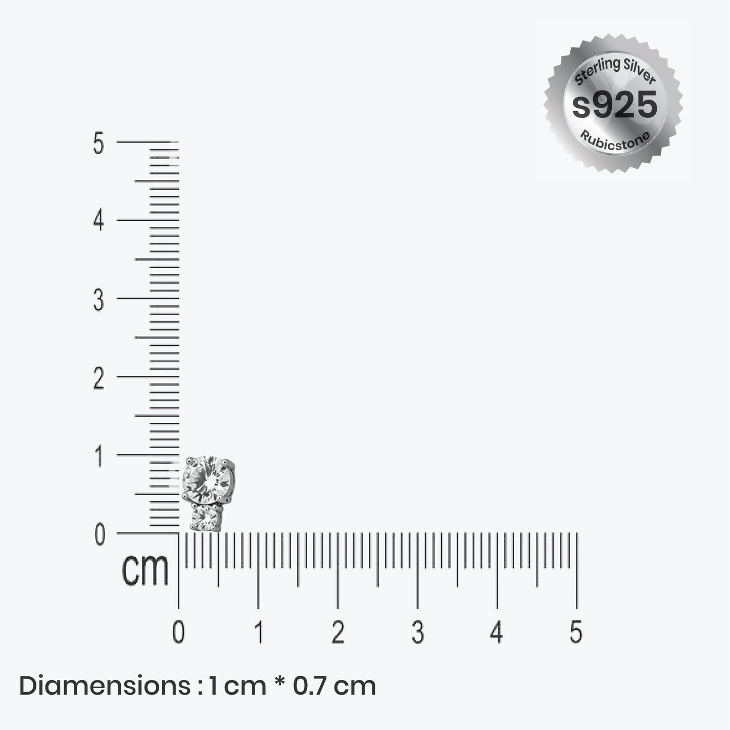 azure duo pendant – sterling silver with elegant light