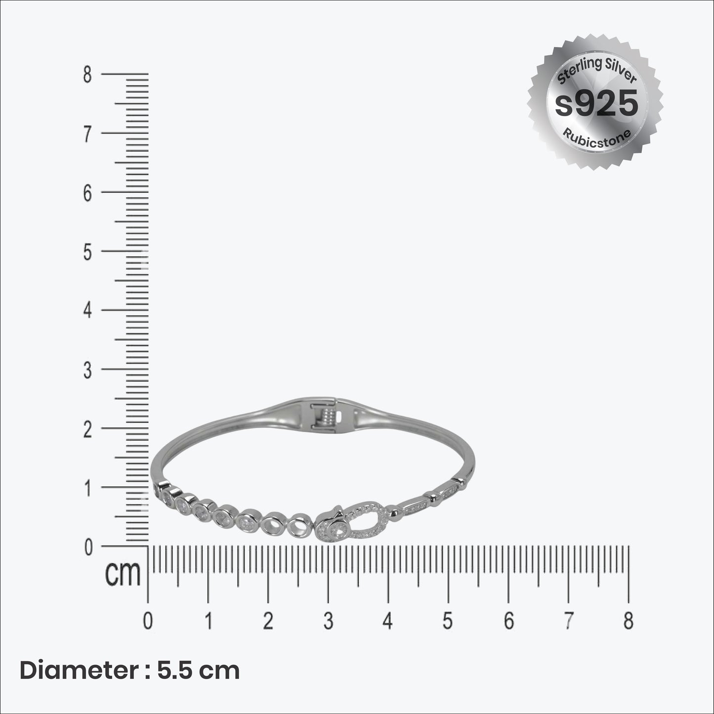 celestial bracelet– sterling silver with radiance