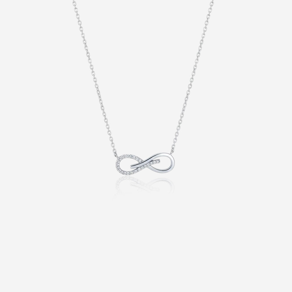 sterling silver infinity pendant