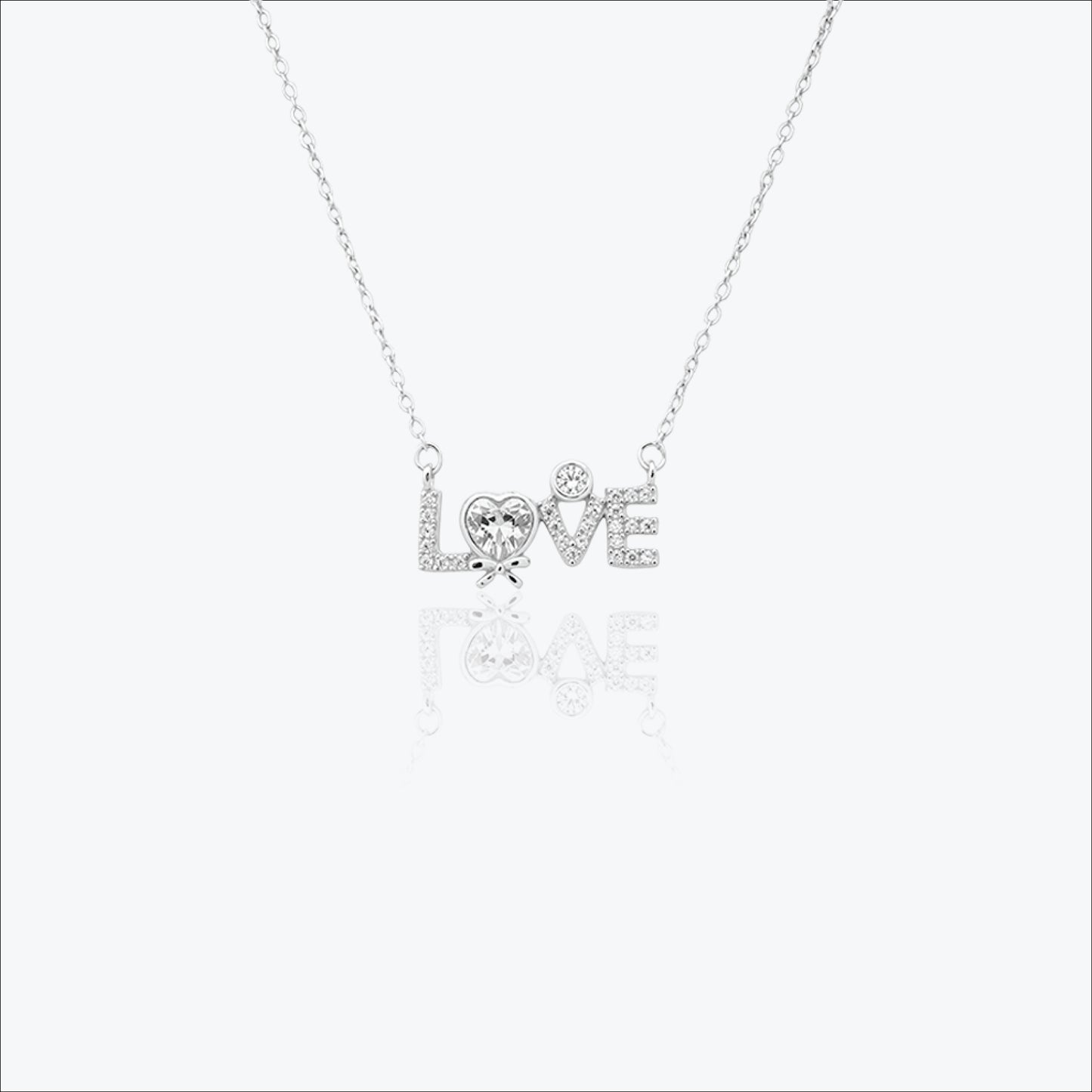 eira love pendant – sterling silver