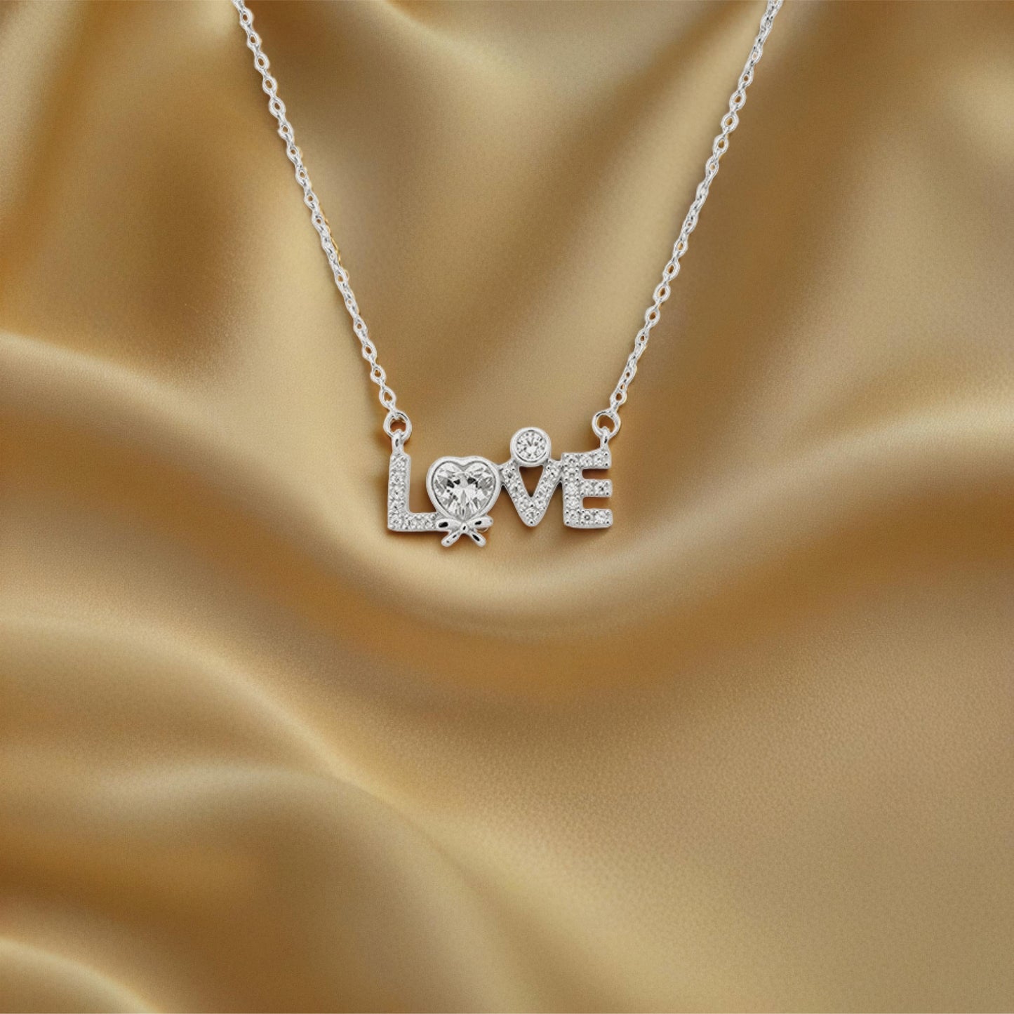 eira love pendant – sterling silver