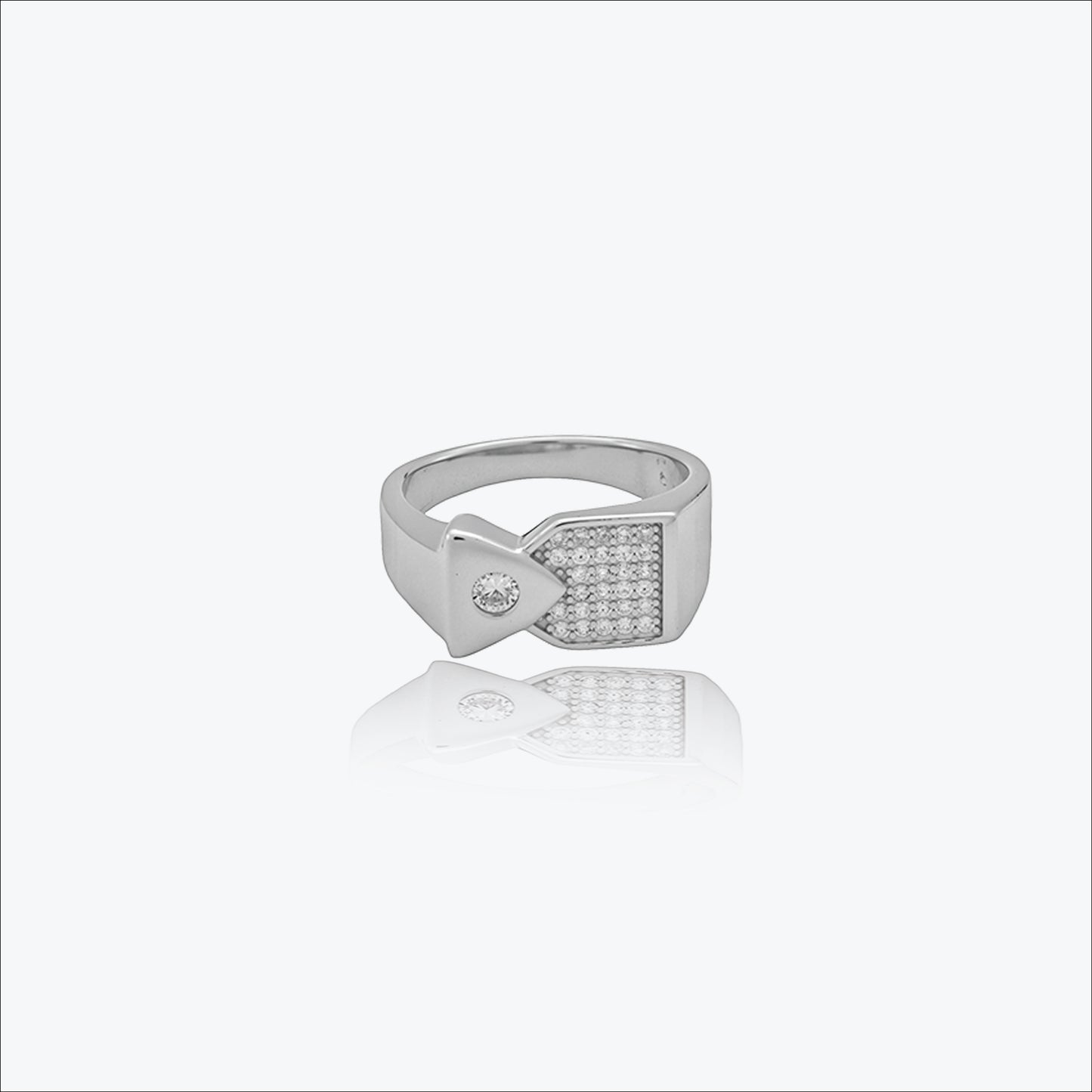 imperial crest men’s ring - sterling silver