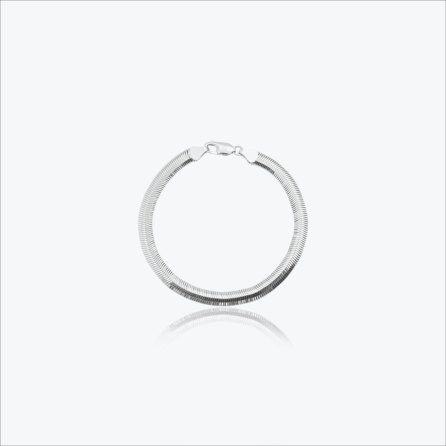 serpenza bracelet – sterling silver in sleek flow