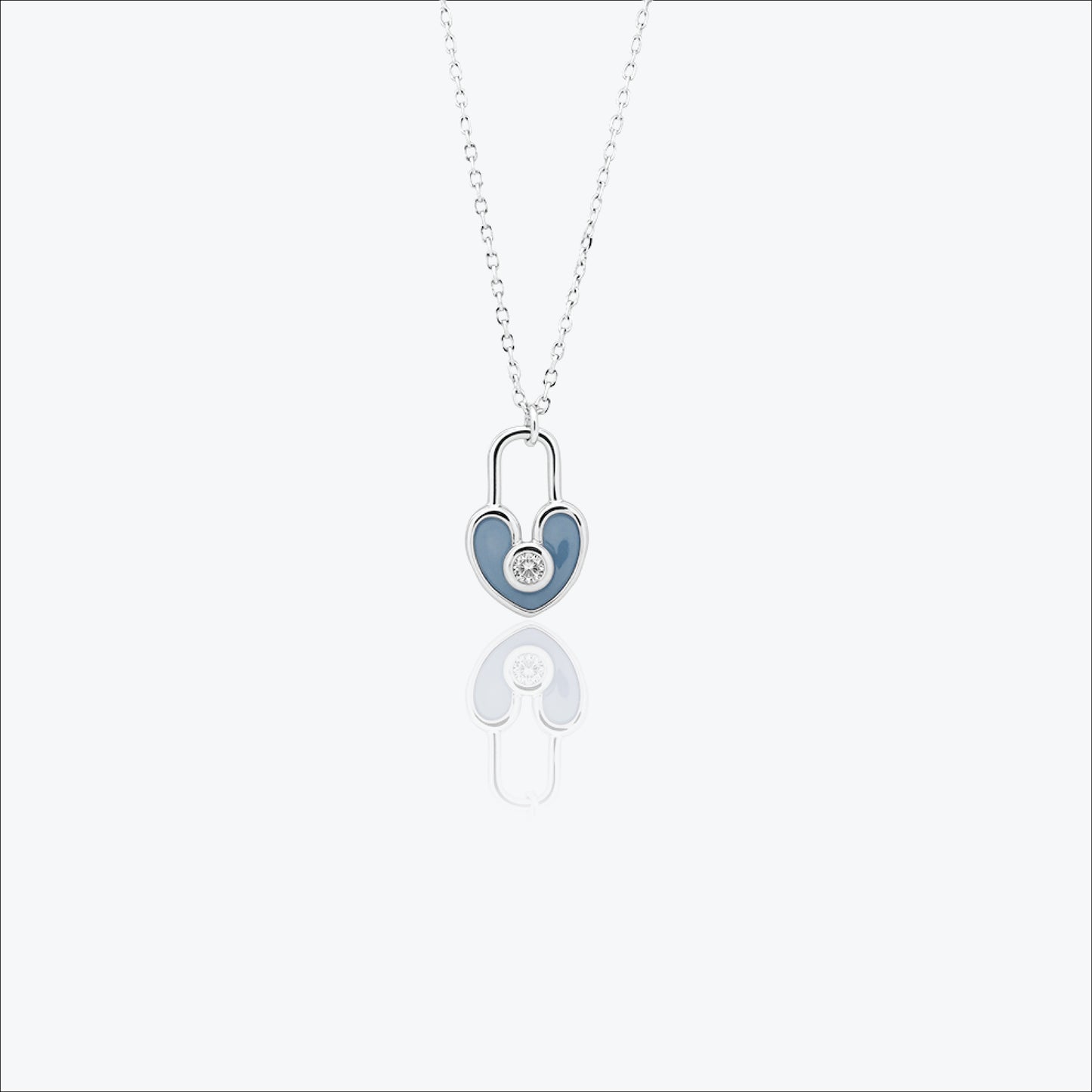 velin heartlock pendant – sterling silver