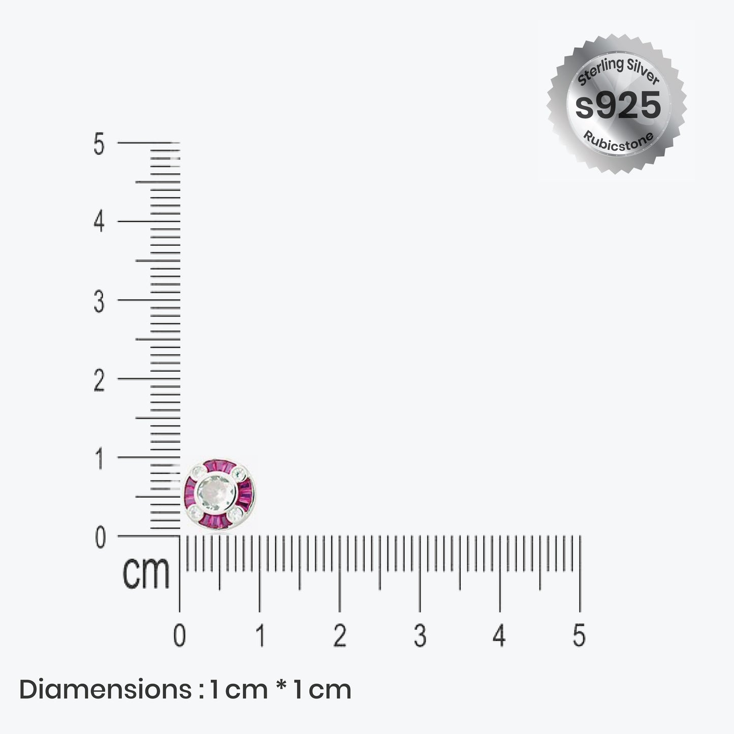 pinklight pendant – sterling silver with warm elegance