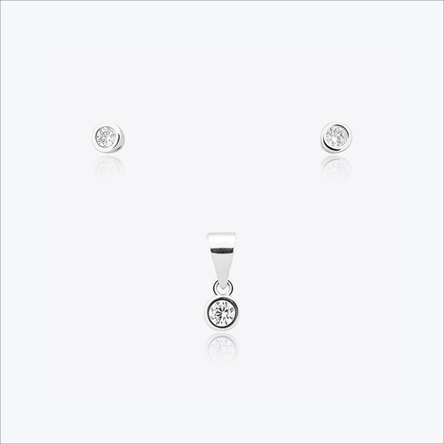 eira beam pendant – sterling silver with quiet light