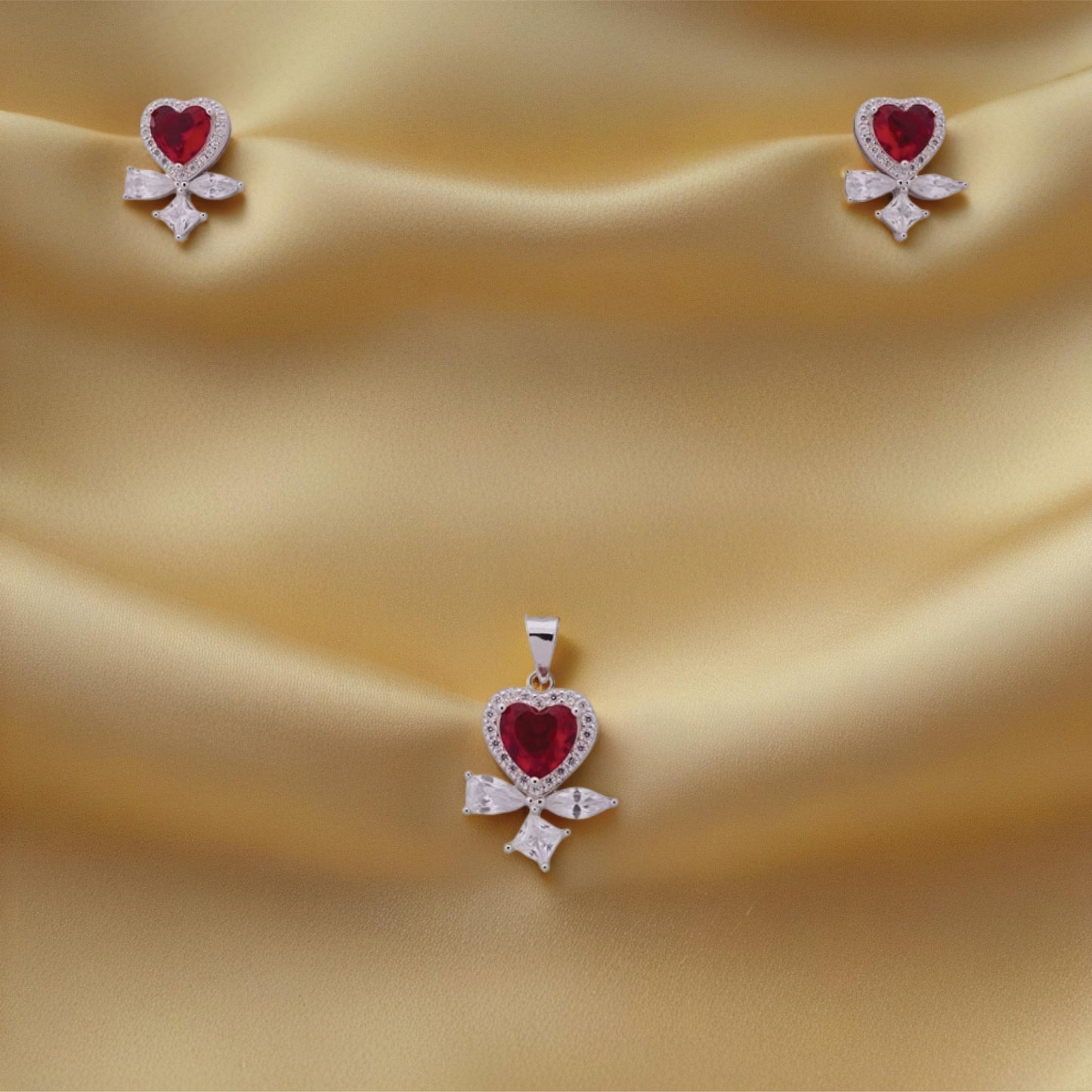rosaline halo pendant– sterling silver in elegant devotion