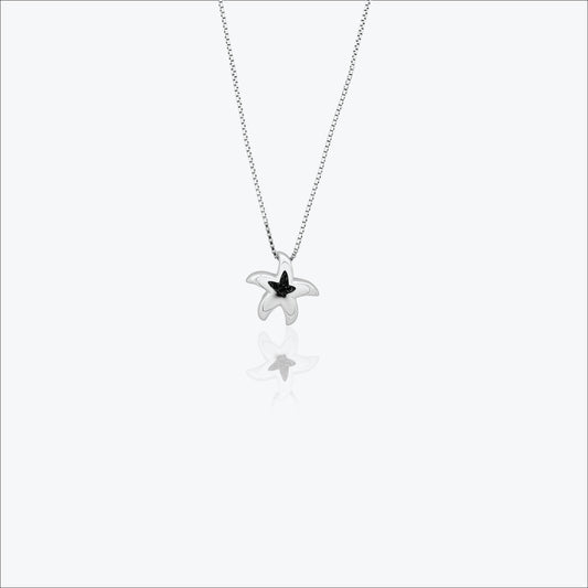 Star Pendant – Sterling Silver in Tidal Elegance