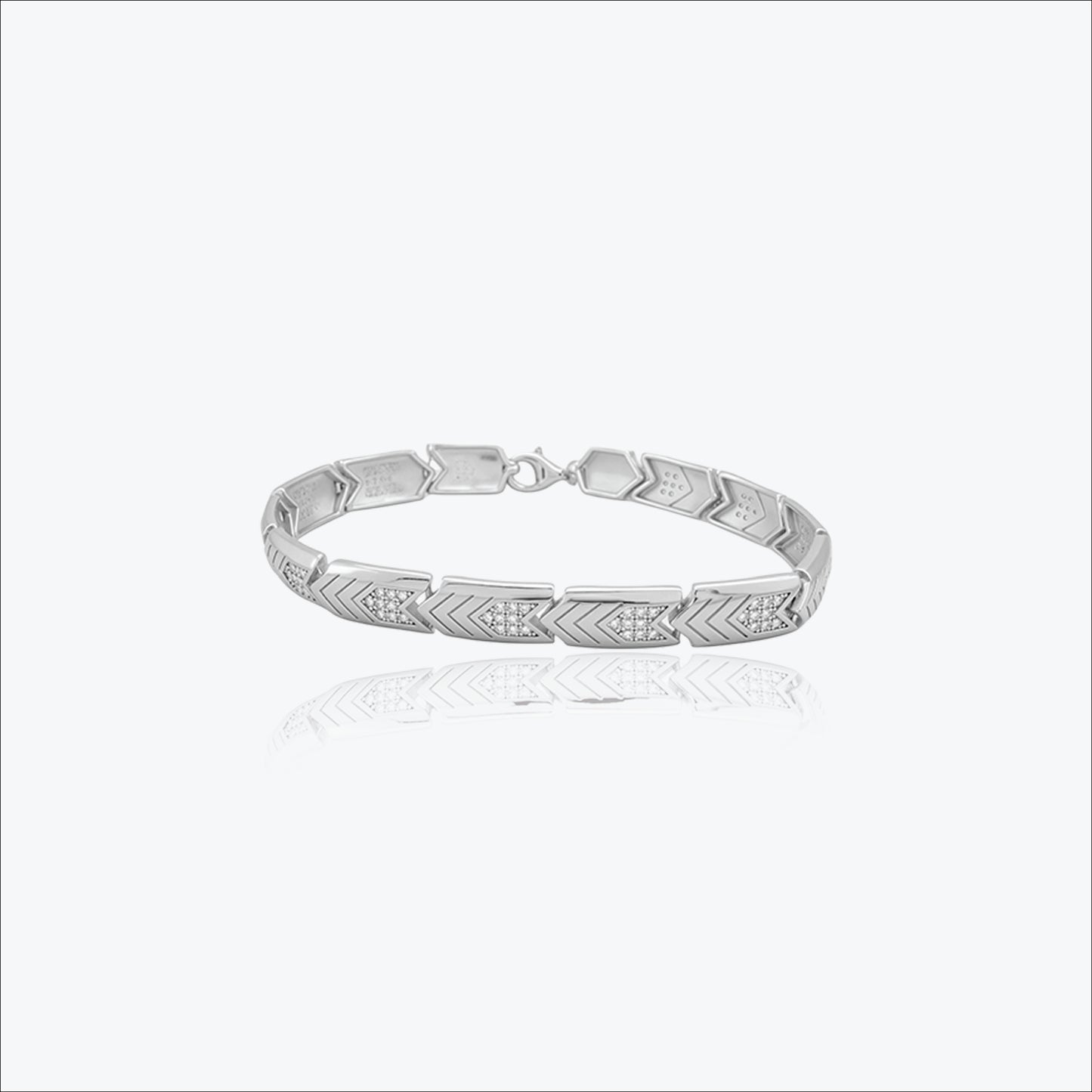 boldline bracelet – sterling silver