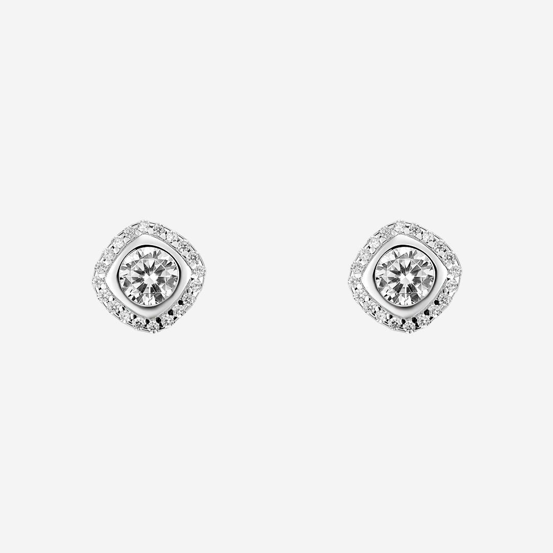 silver halora women`s earrings