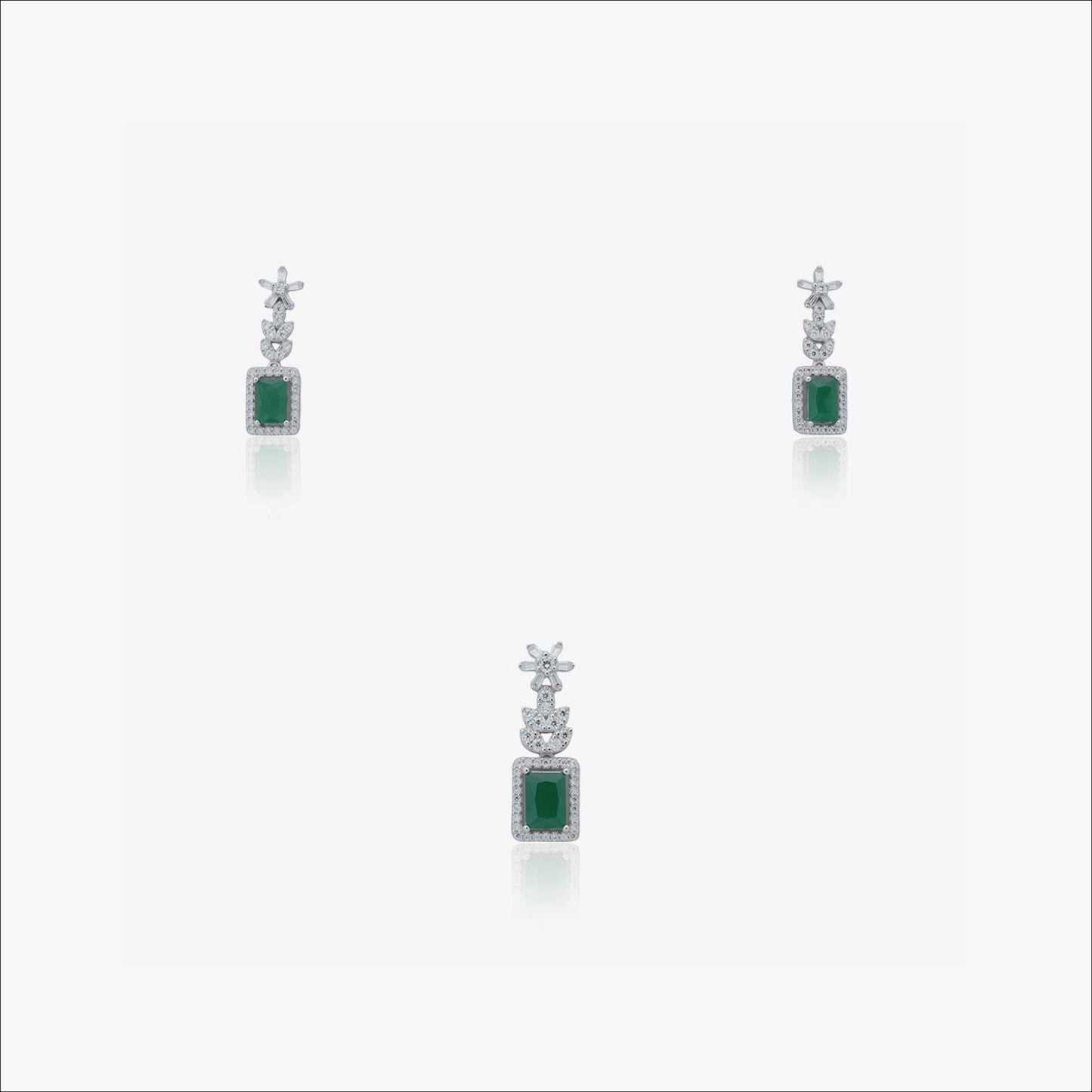 greenlight pendant – sterling silver glow