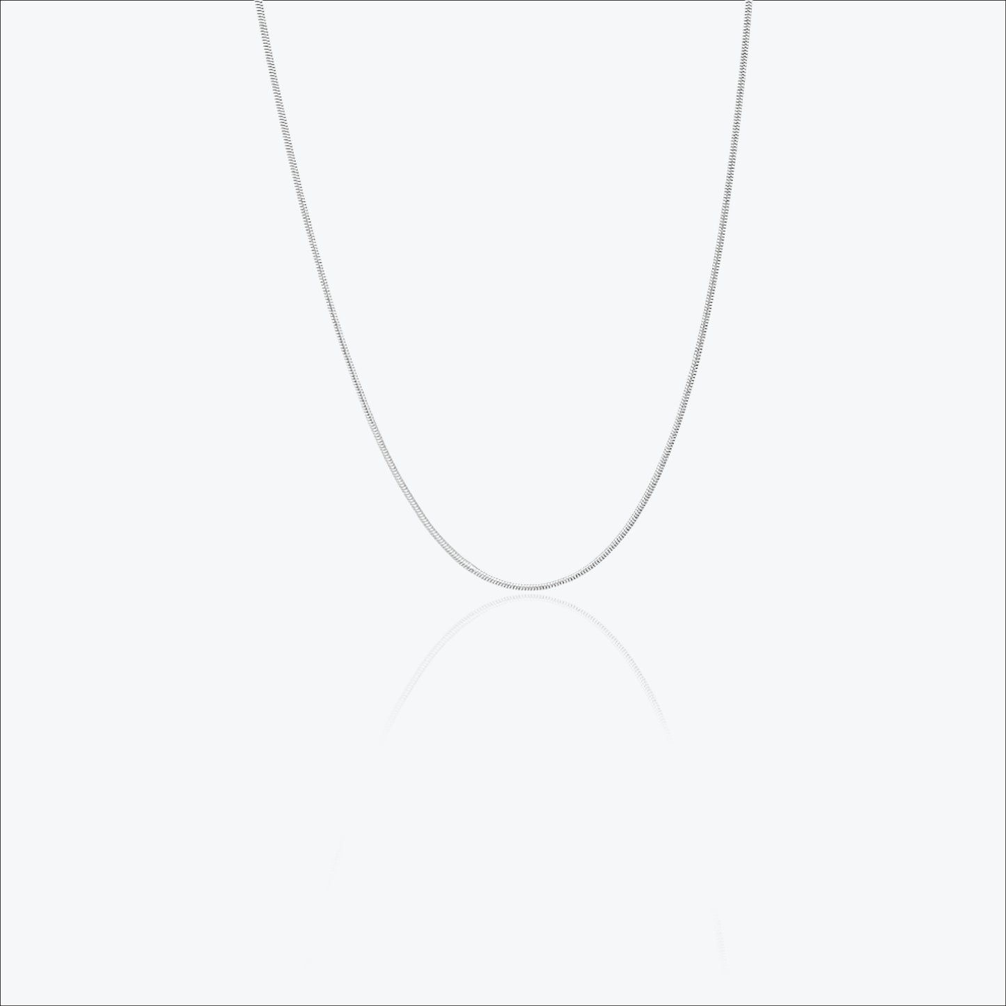 fluessa chain – sterling silver in polished flow