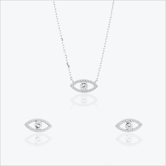 Oculis Set – Sterling Silver in Graceful Gaze