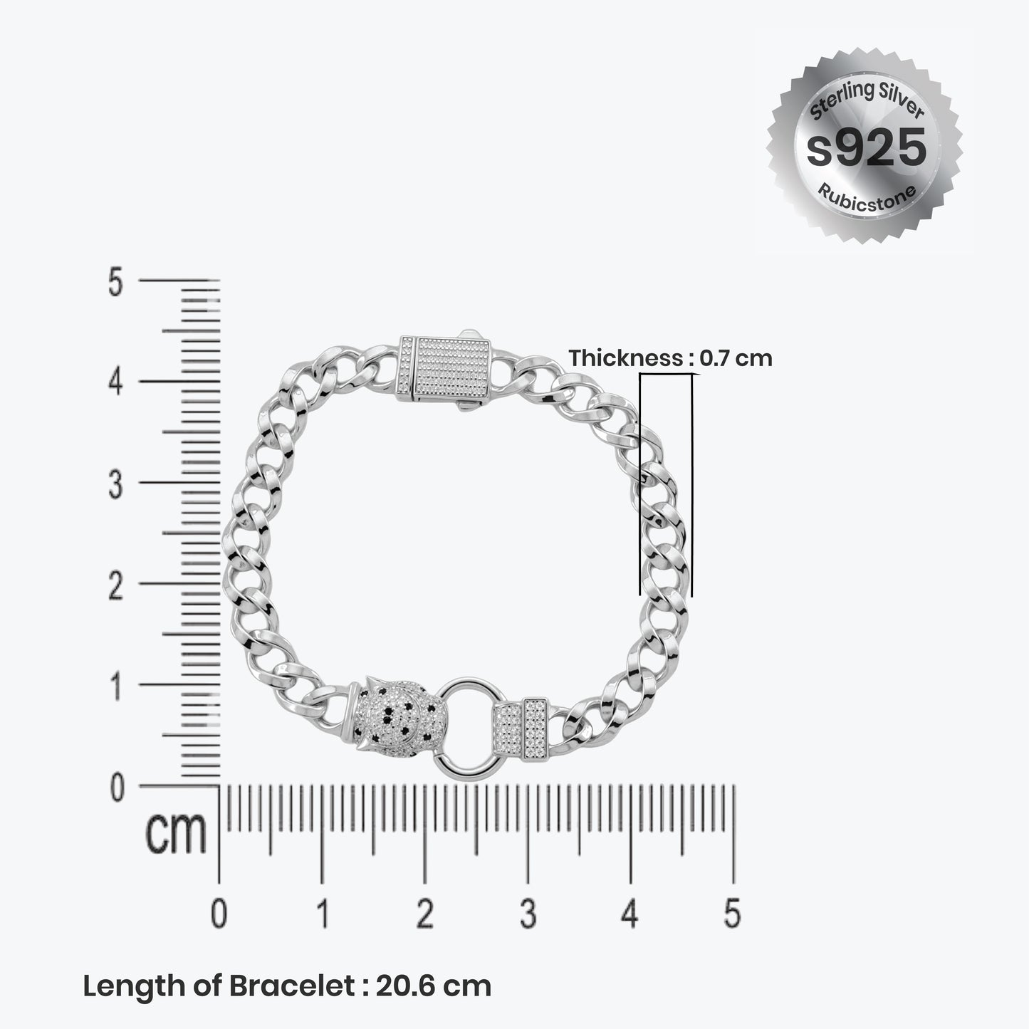 feralis bracelet – sterling silver