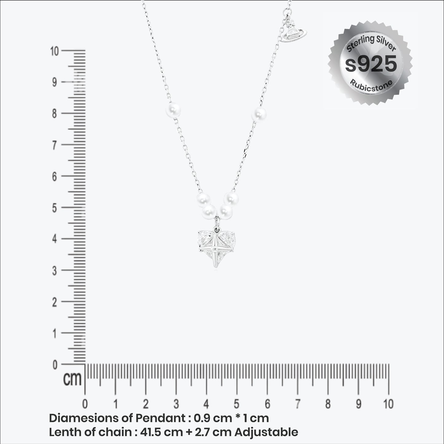 sterling silver credenza pendant