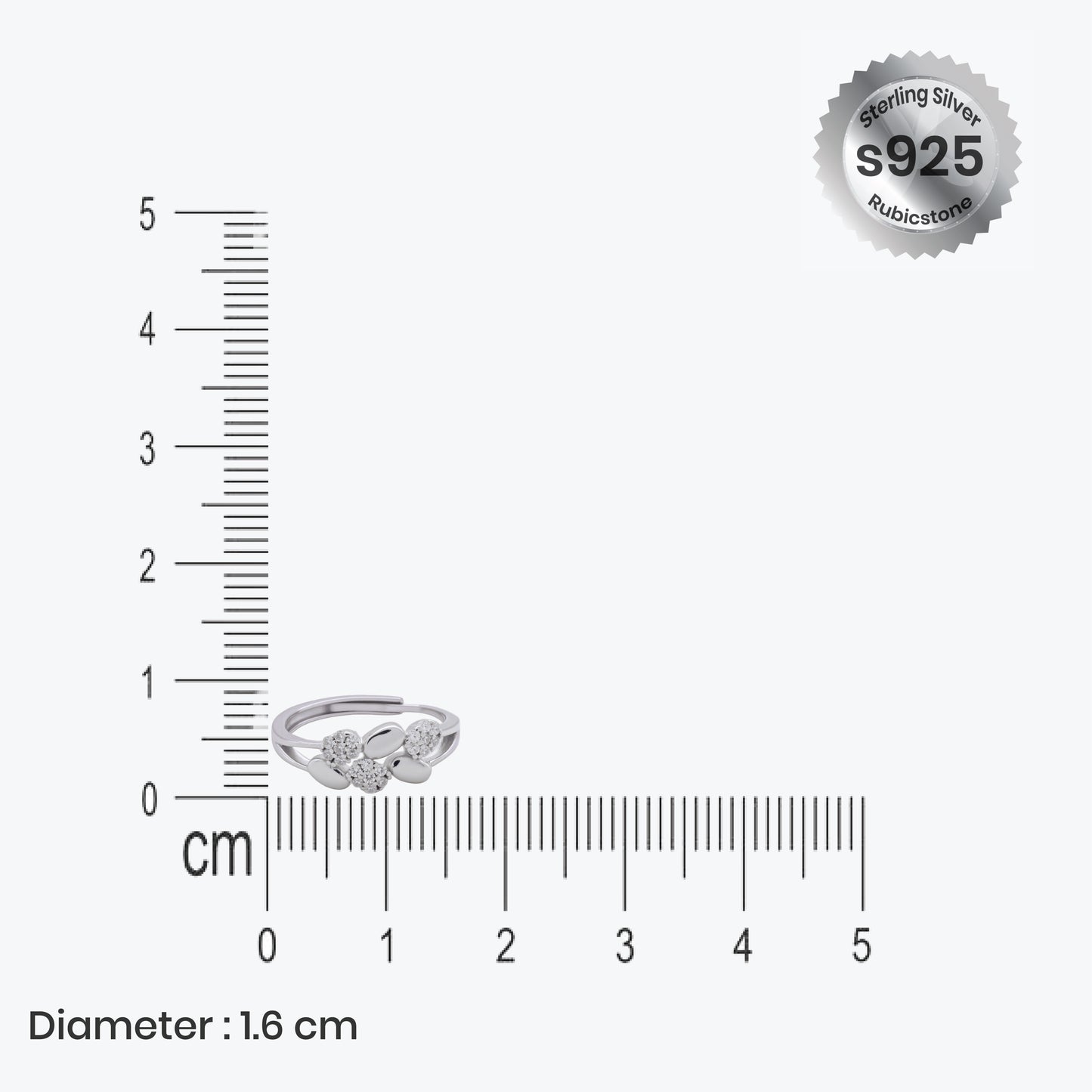 intertwined hearts ring – sterling silver with sparkling elegance