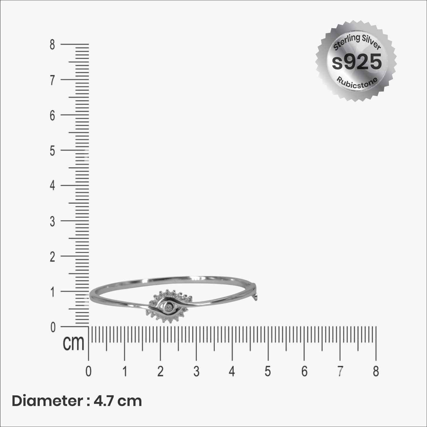 eterna weave bracelet– sterling silver with elegant links – rubicstone