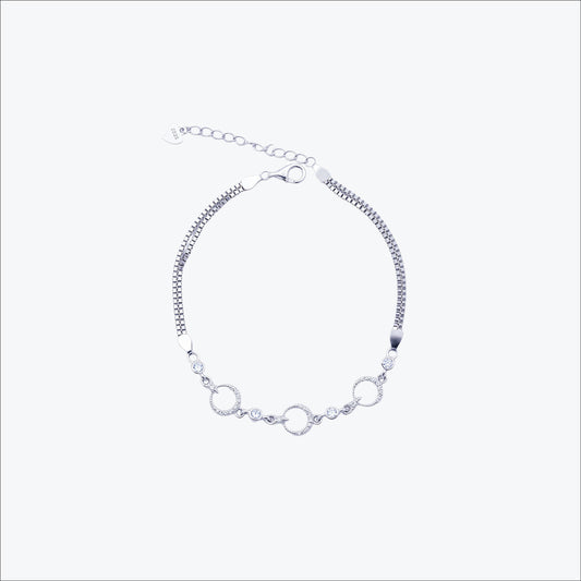 Gleam Beads Bracelet – Sterling Silver