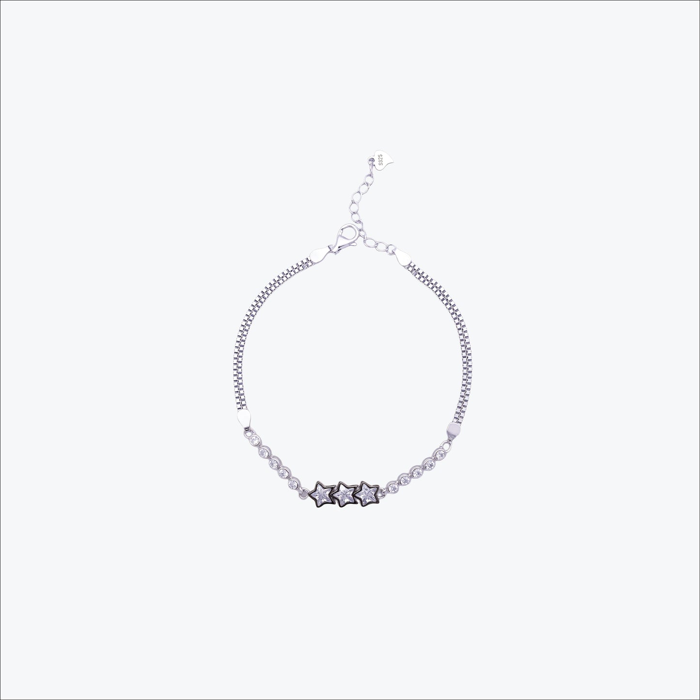 eira infinity bracelet – sterling silver