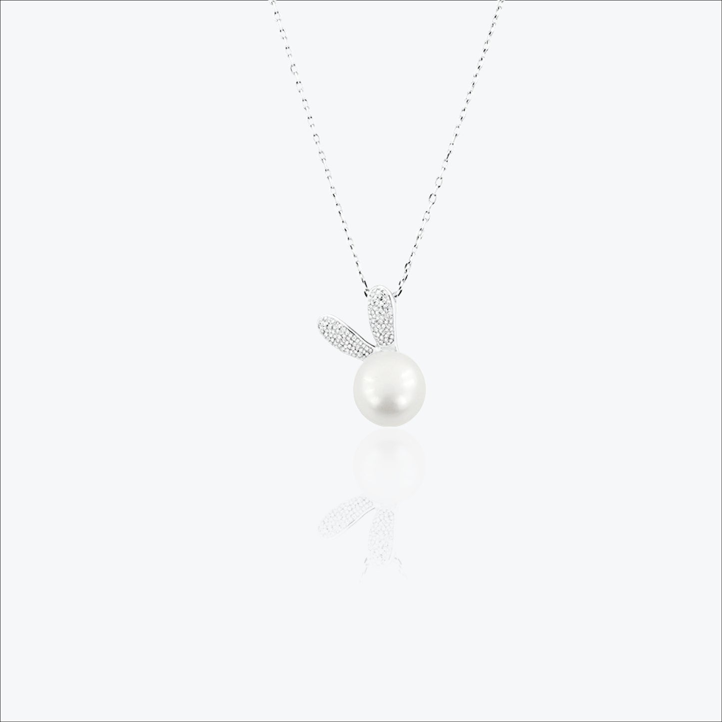 lapinelle pendant – sterling silver in whimsical grace