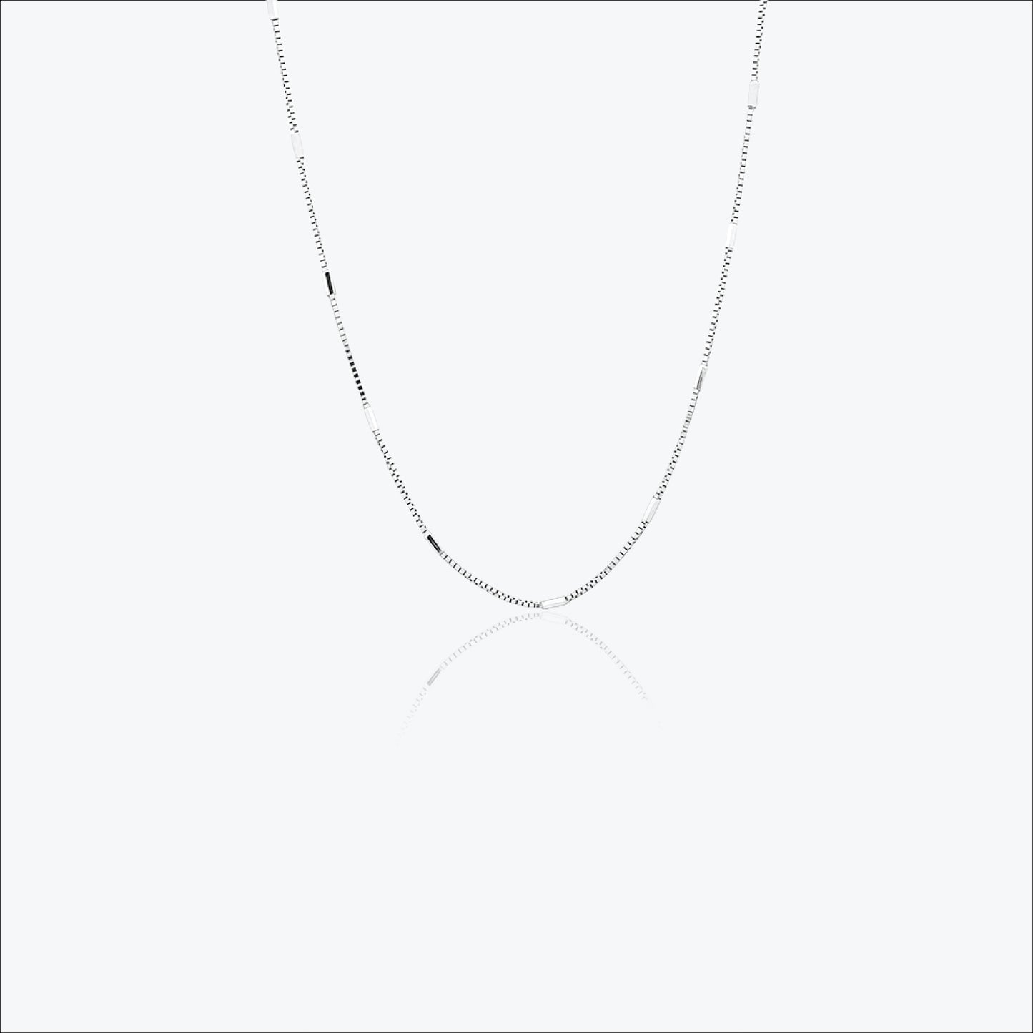 modula chain – sterling silver