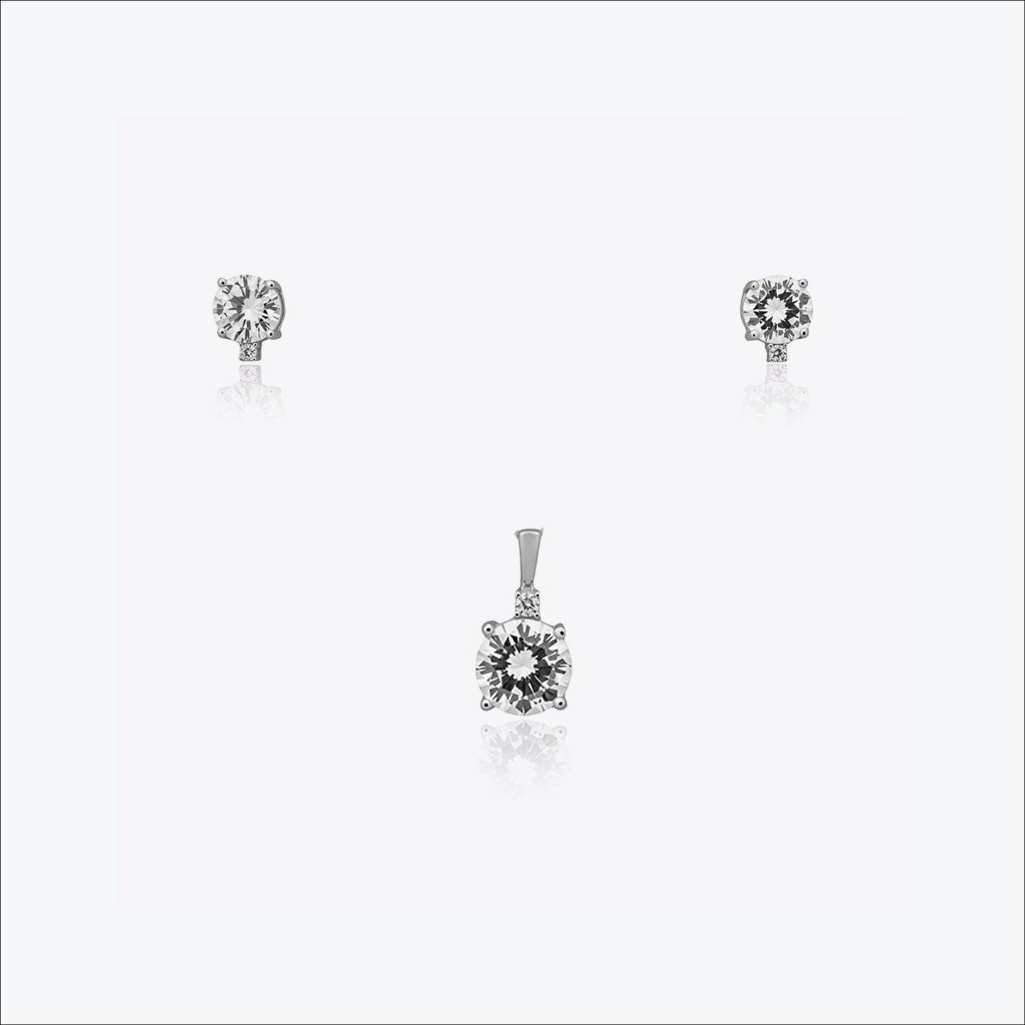 prisma pendant – sterling silver with pure elegance