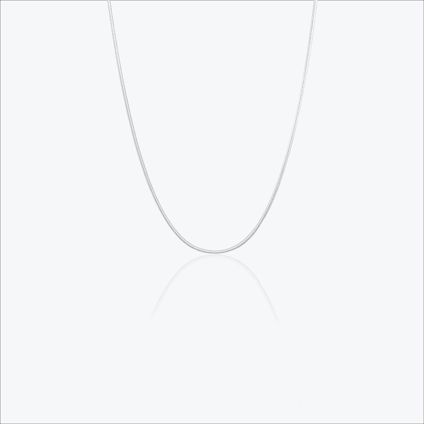 eira luster chain – sterling silver