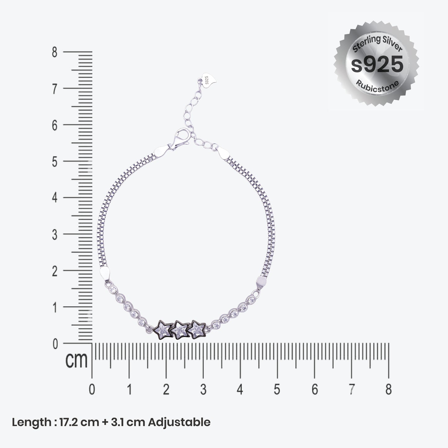 eira infinity bracelet – sterling silver