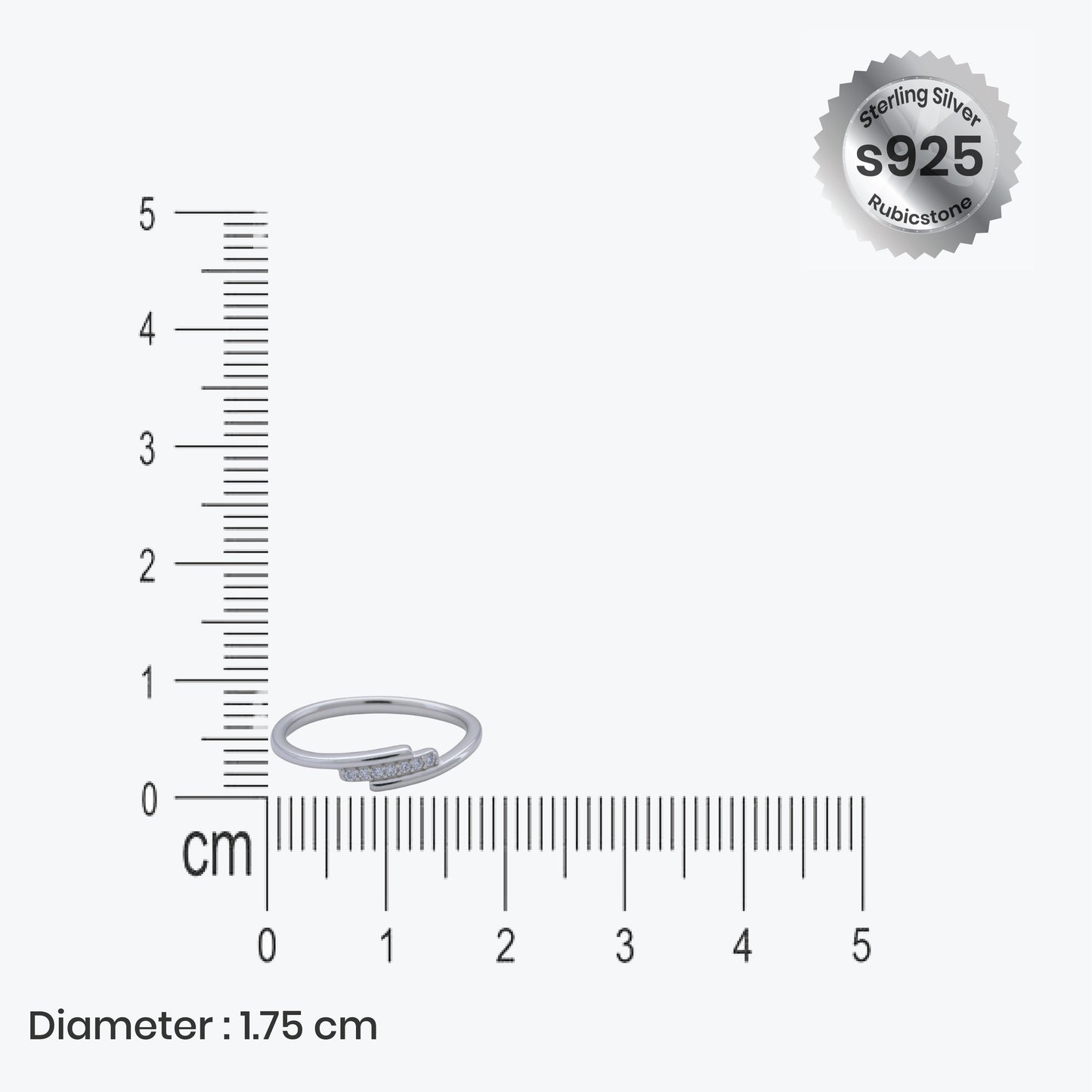 sparkling elegance band – a timeless sterling silver charm