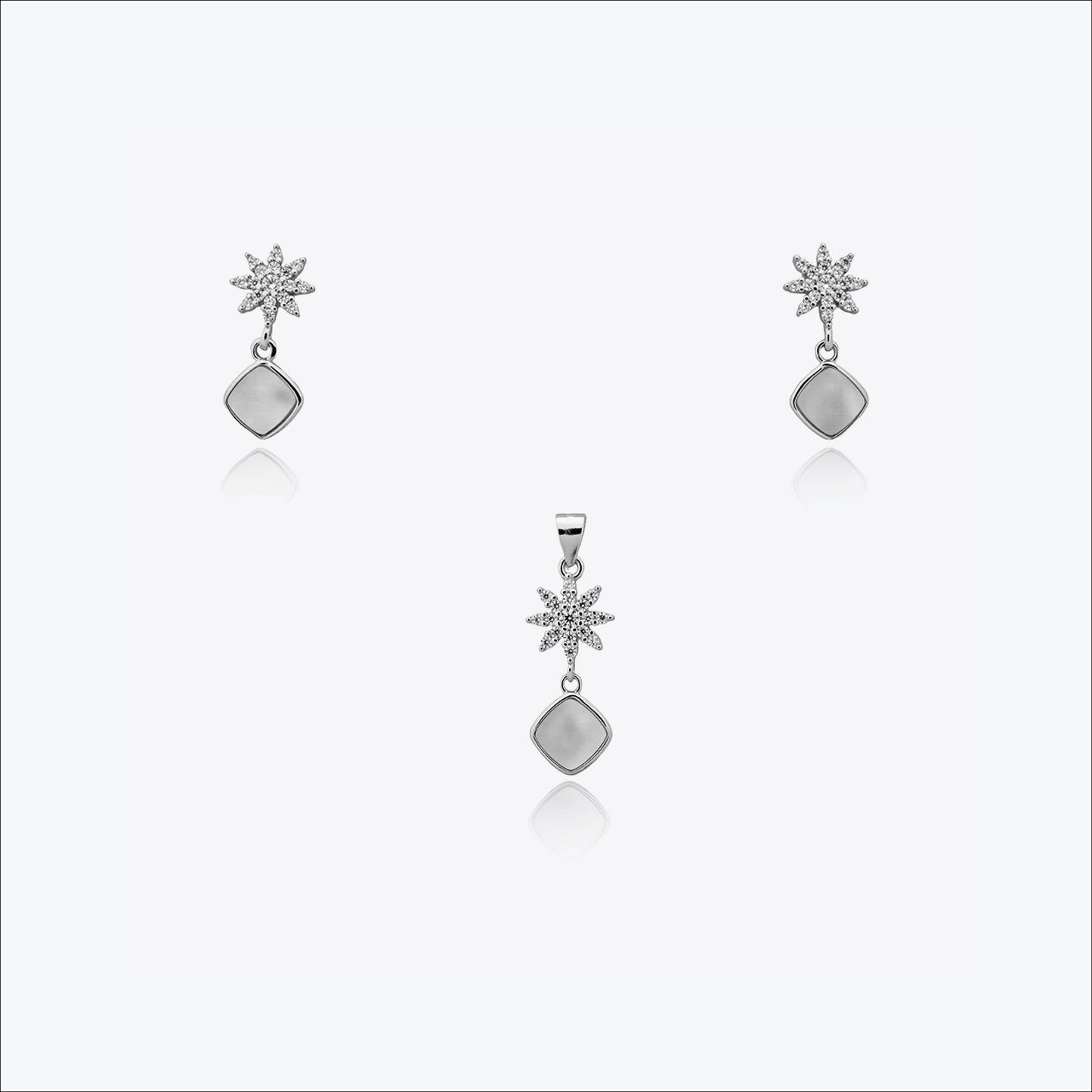 flora grace set – sterling silver in timeless bloom