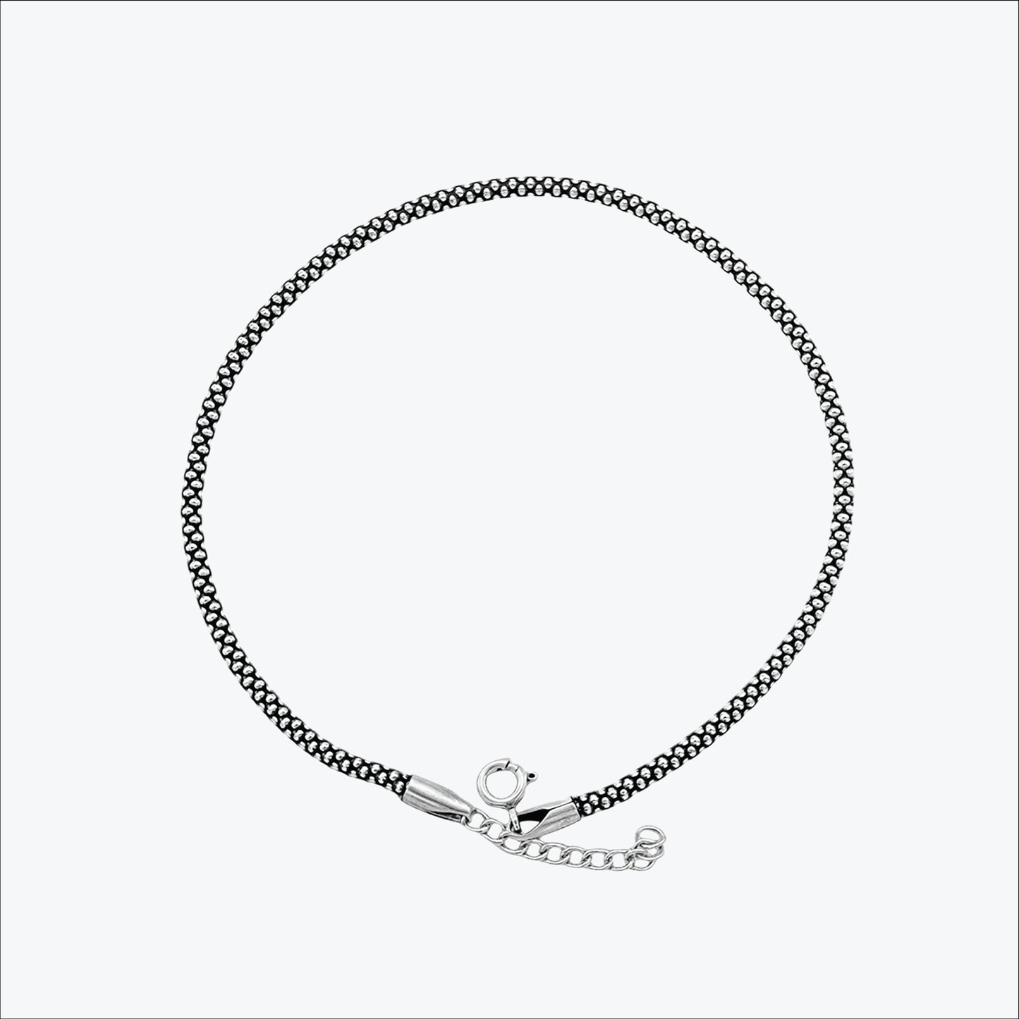charmelle anklet – sterling silver